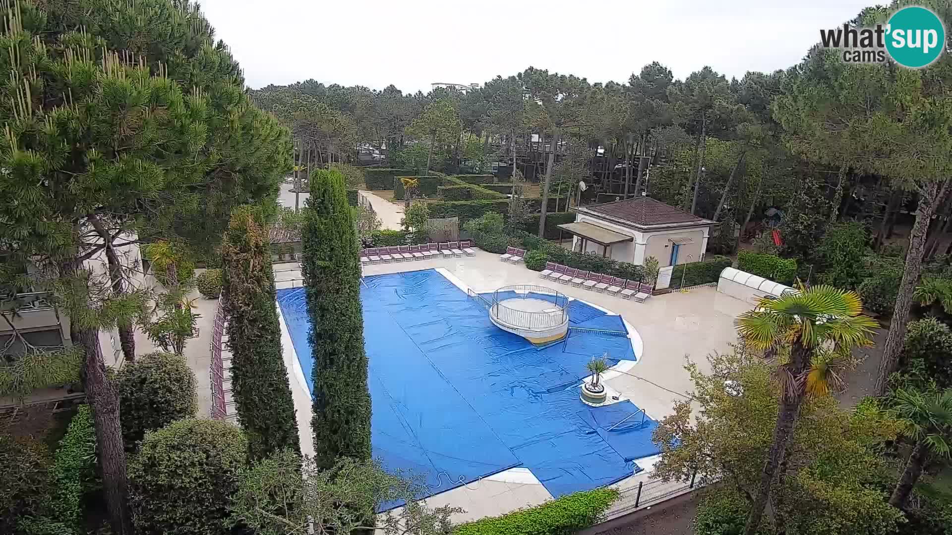 Piscina Villaggio Mare Blu EN VIVO webcam Bibione Pineda – Italia