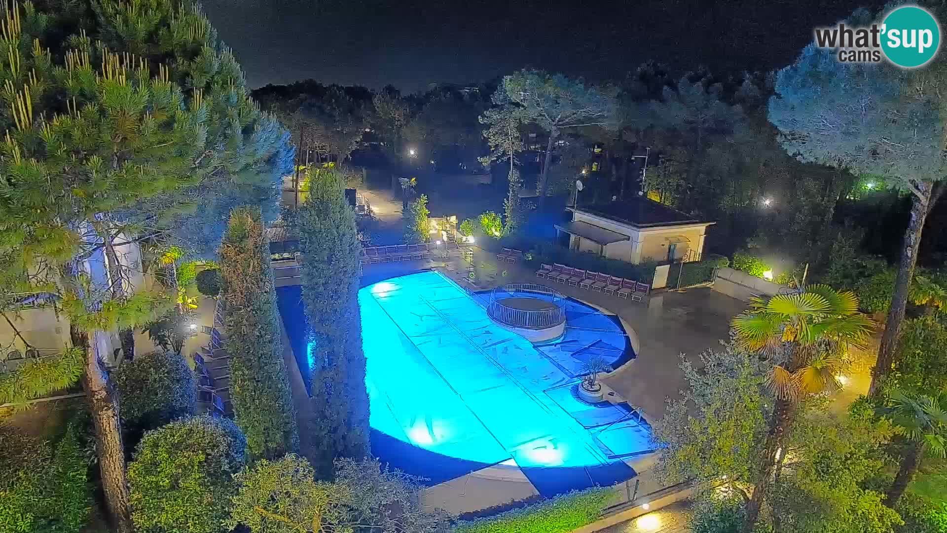 Piscina Villaggio Mare Blu EN VIVO webcam Bibione Pineda – Italia