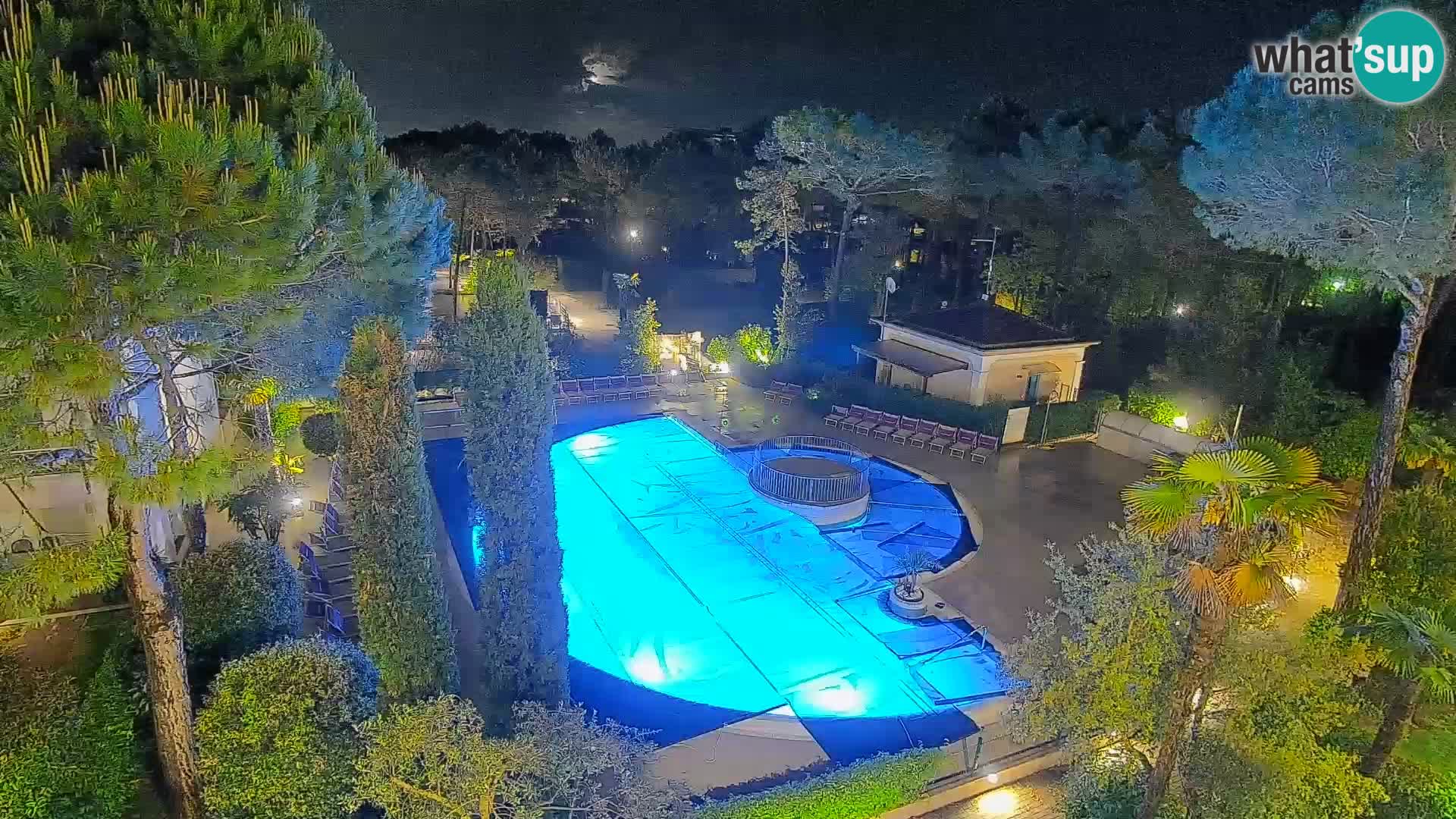 Villaggio Mare Blu pool LIVE webcam Bibione Pineda – Italy