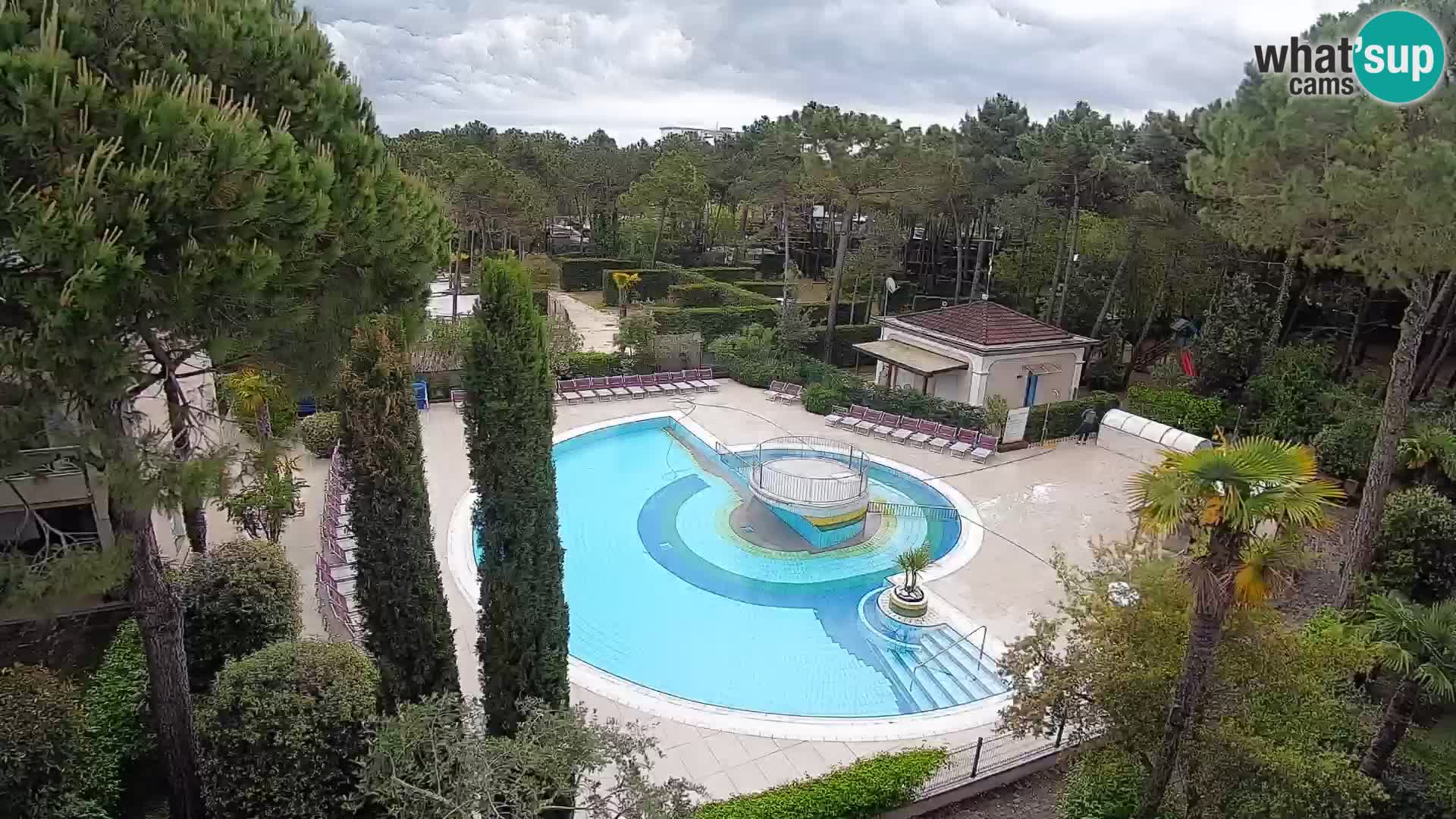 Villaggio Mare Blu piscine LIVE webcam Bibione Pineda – Italie