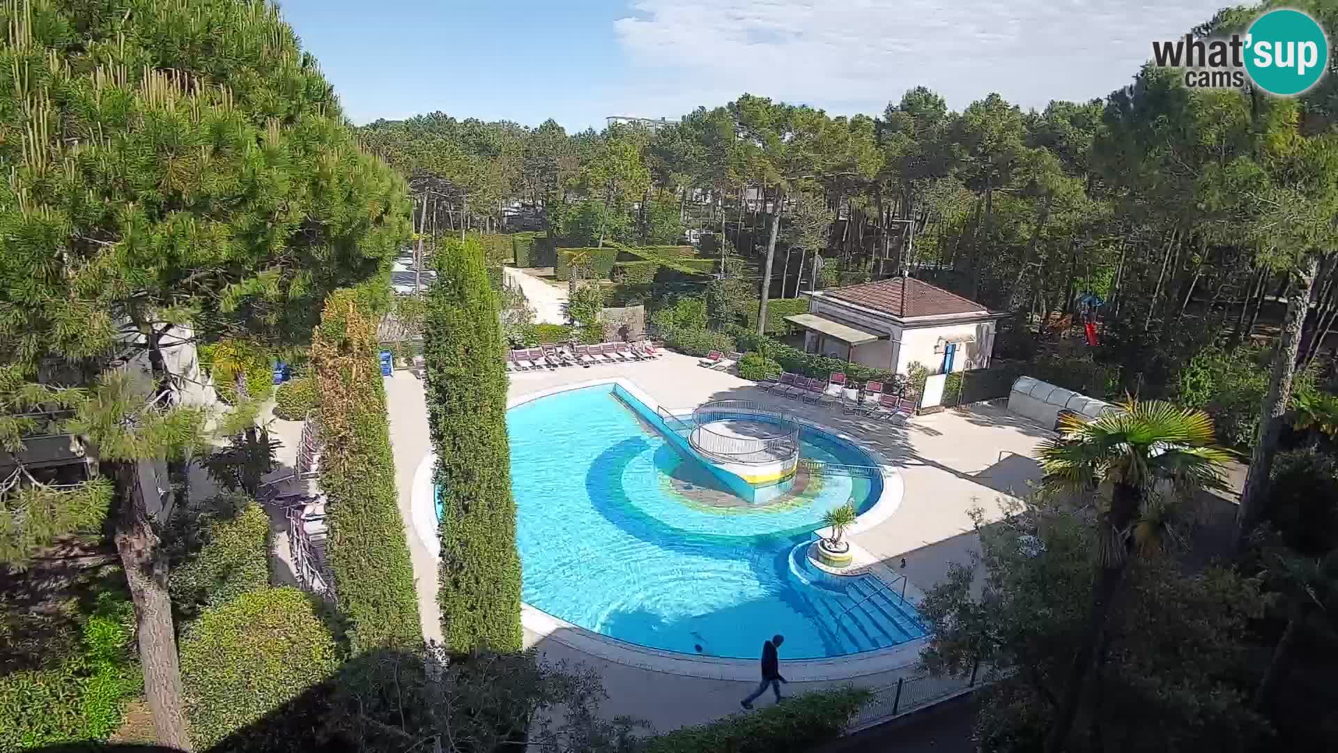 Villaggio Mare Blu pool LIVE webcam Bibione Pineda – Italy
