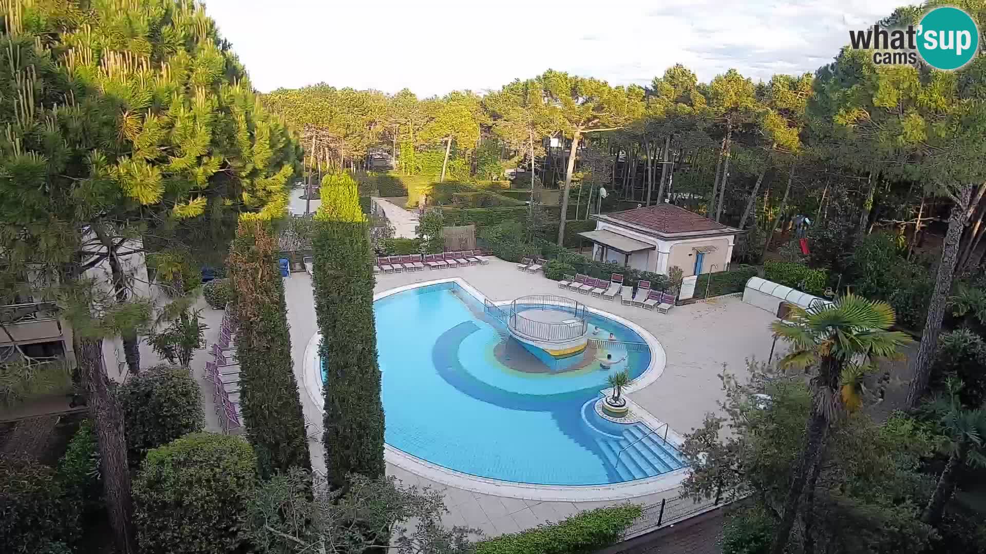 Piscina Villaggio Mare Blu EN VIVO webcam Bibione Pineda – Italia