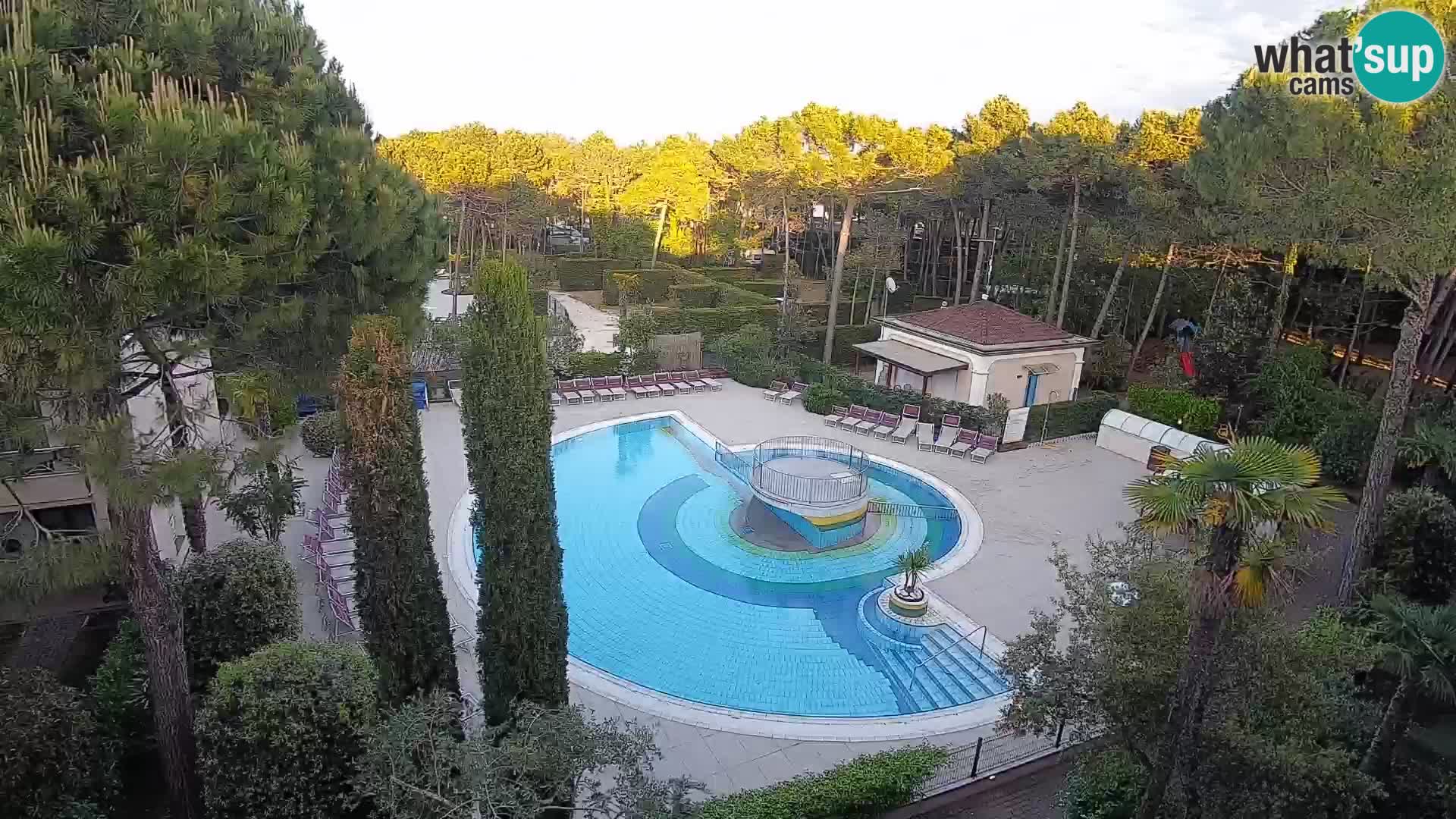 Villaggio Mare Blu pool LIVE webcam Bibione Pineda – Italy