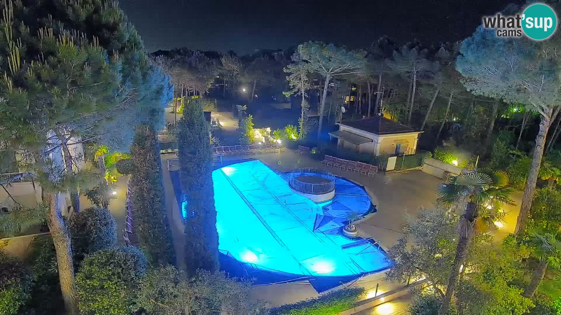 Piscina Villaggio Mare Blu EN VIVO webcam Bibione Pineda – Italia