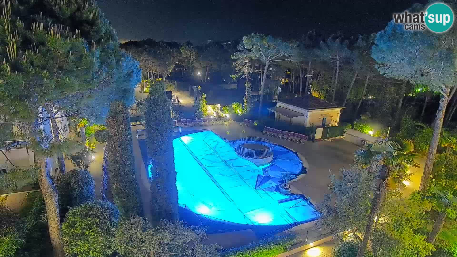 Piscina Villaggio Mare Blu EN VIVO webcam Bibione Pineda – Italia