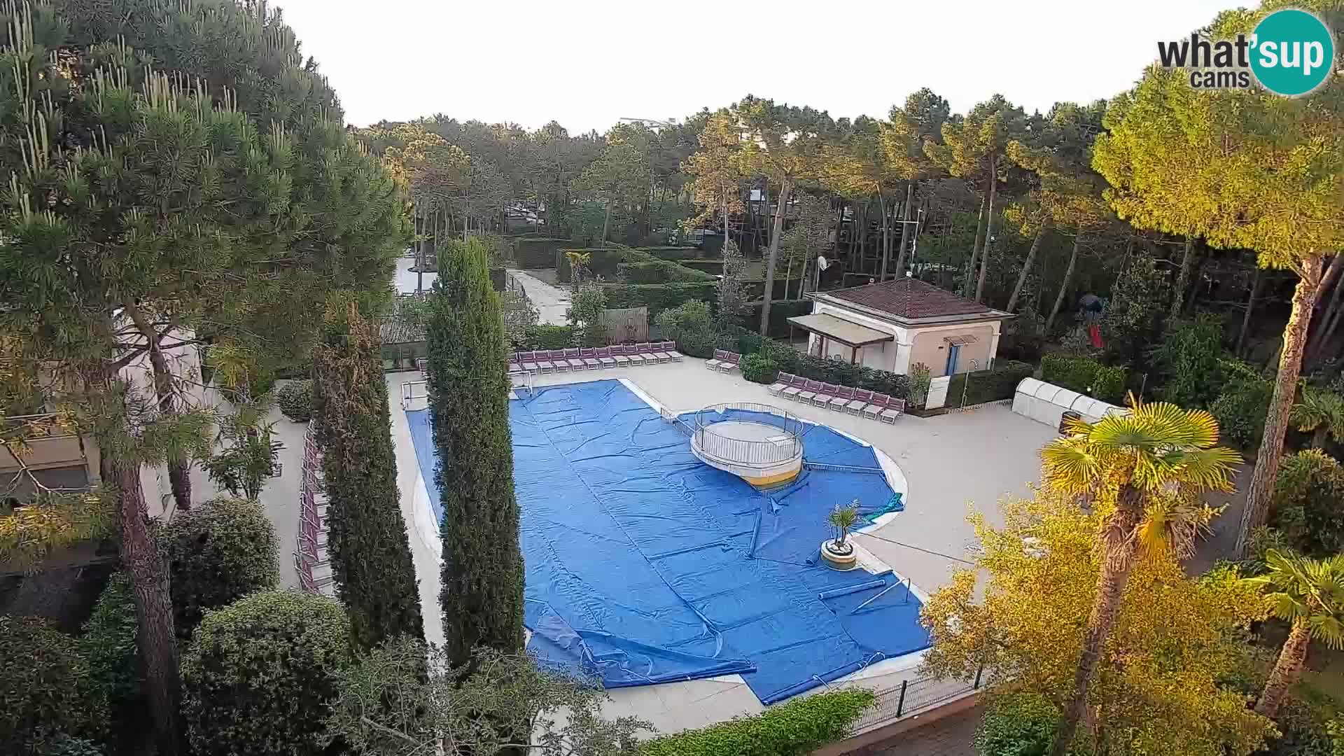 Villaggio Mare Blu Pool LIVE-Webcam Bibione Pineda – Italien