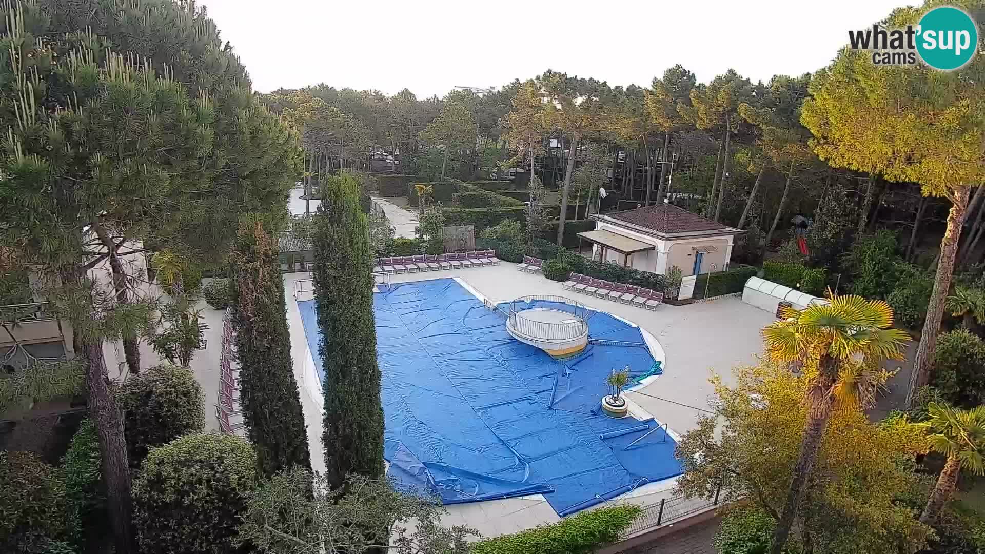 Villaggio Mare Blu piscine LIVE webcam Bibione Pineda – Italie