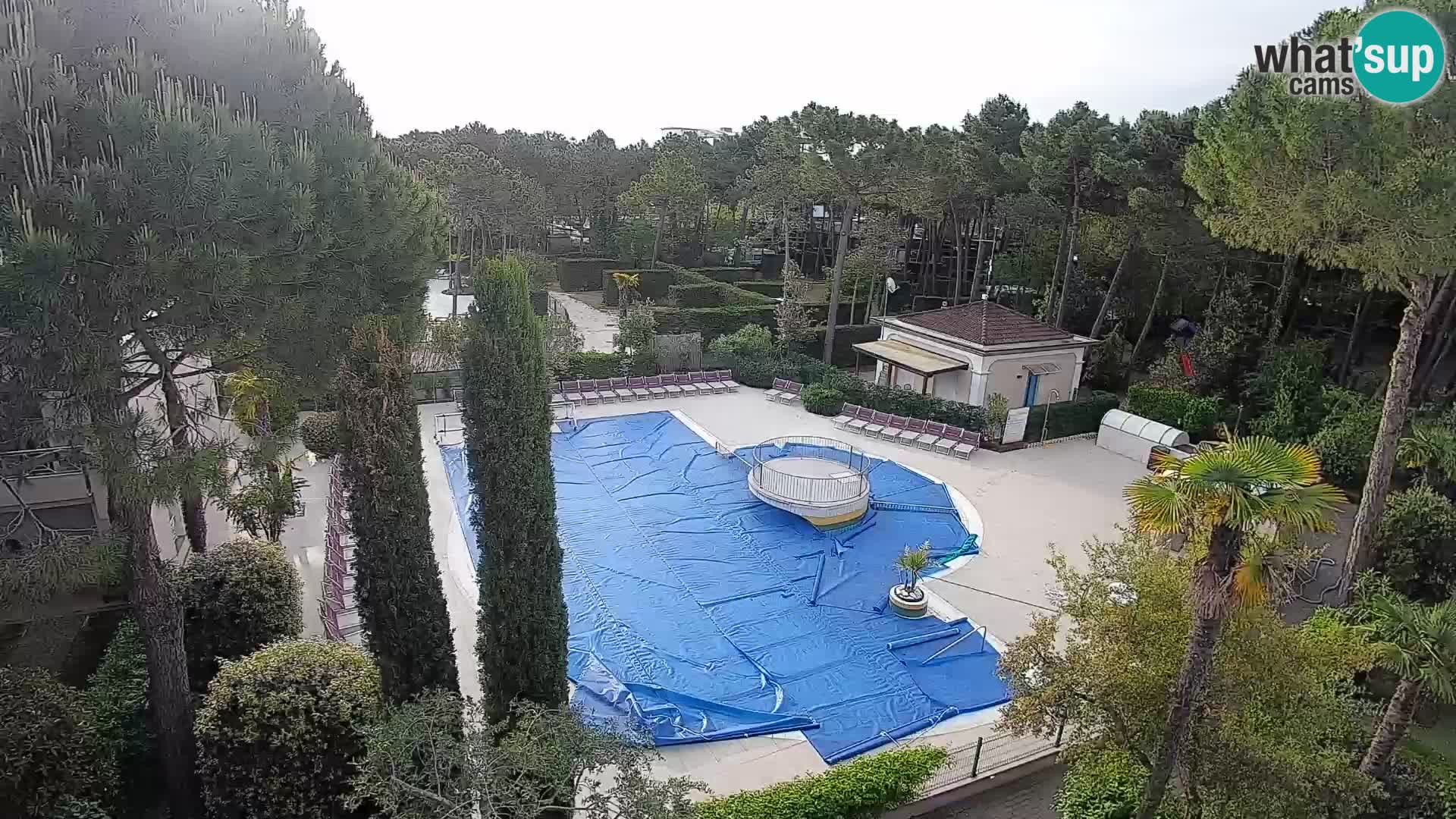 Piscina Villaggio Mare Blu webcam LIVE Bibione Pineda – Italia