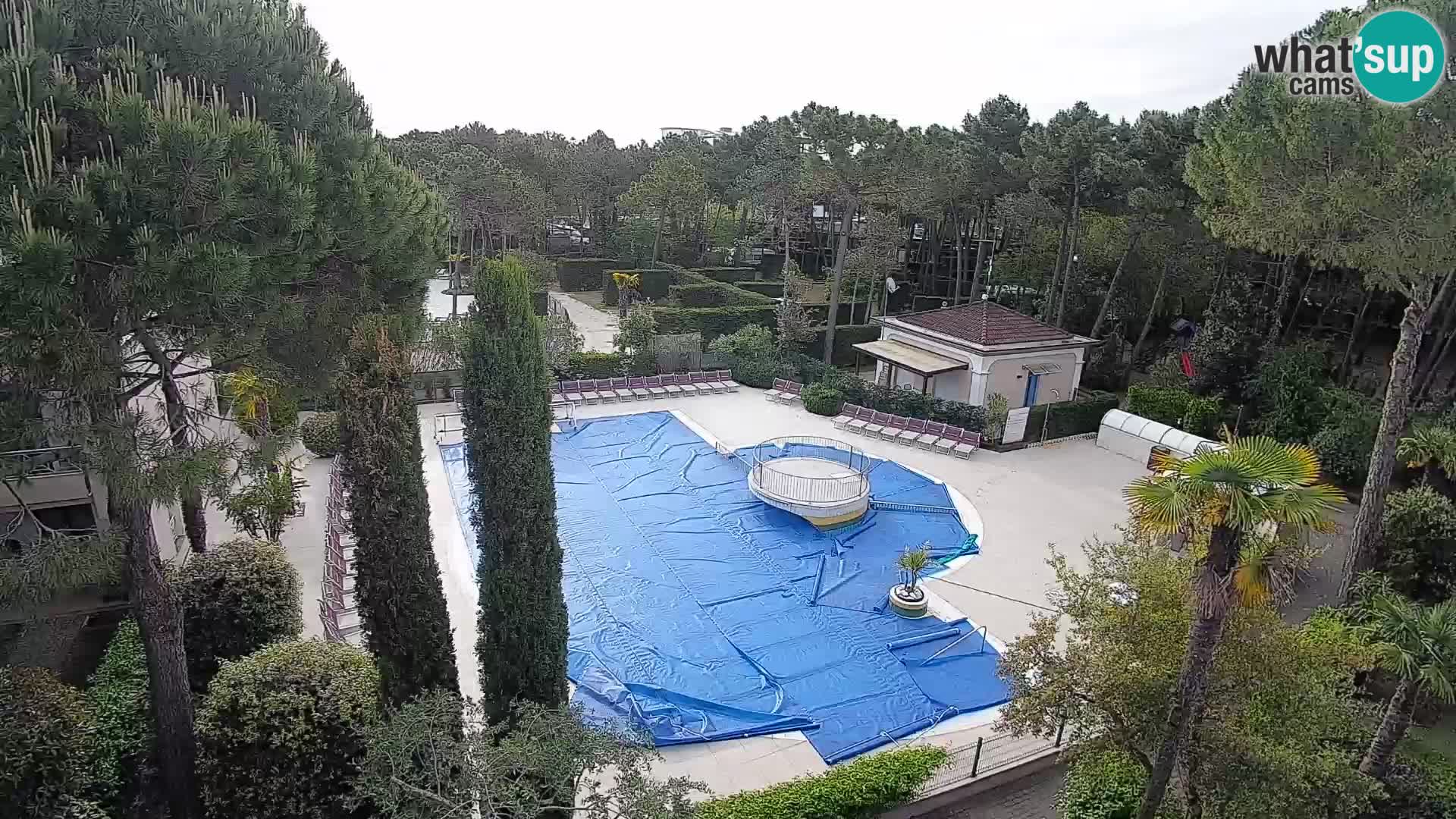 Villaggio Mare Blu piscine LIVE webcam Bibione Pineda – Italie