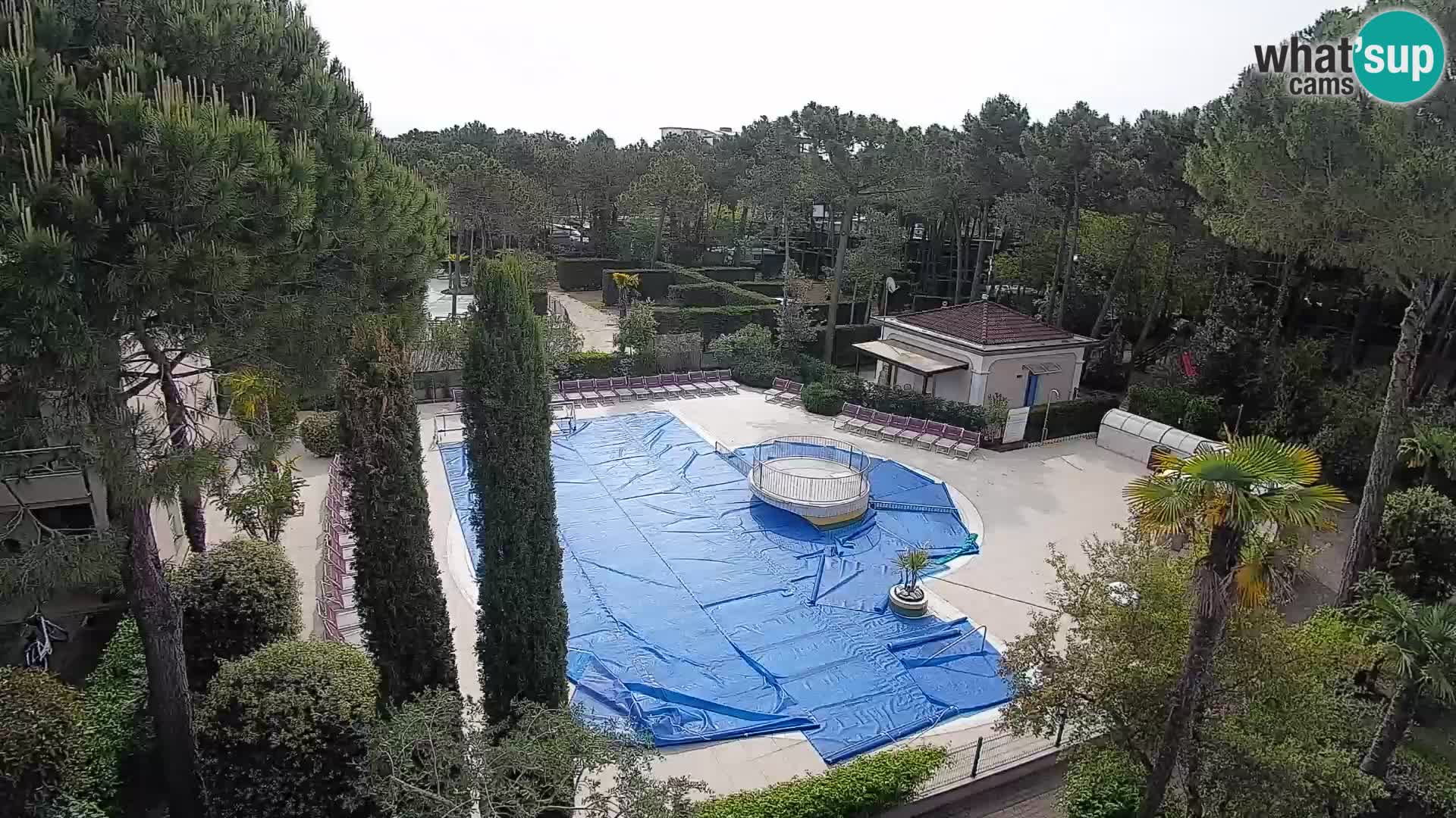 Piscina Villaggio Mare Blu webcam LIVE Bibione Pineda – Italia