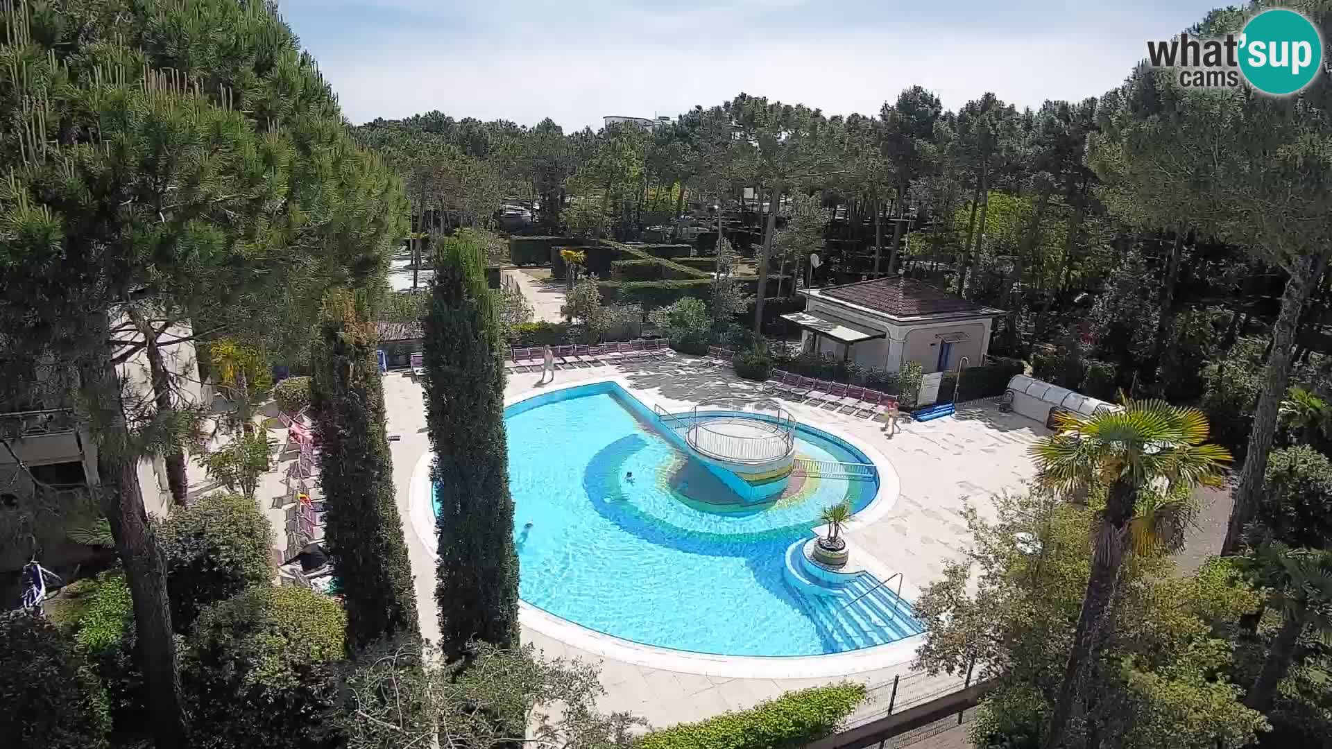 Villaggio Mare Blu pool LIVE webcam Bibione Pineda – Italy