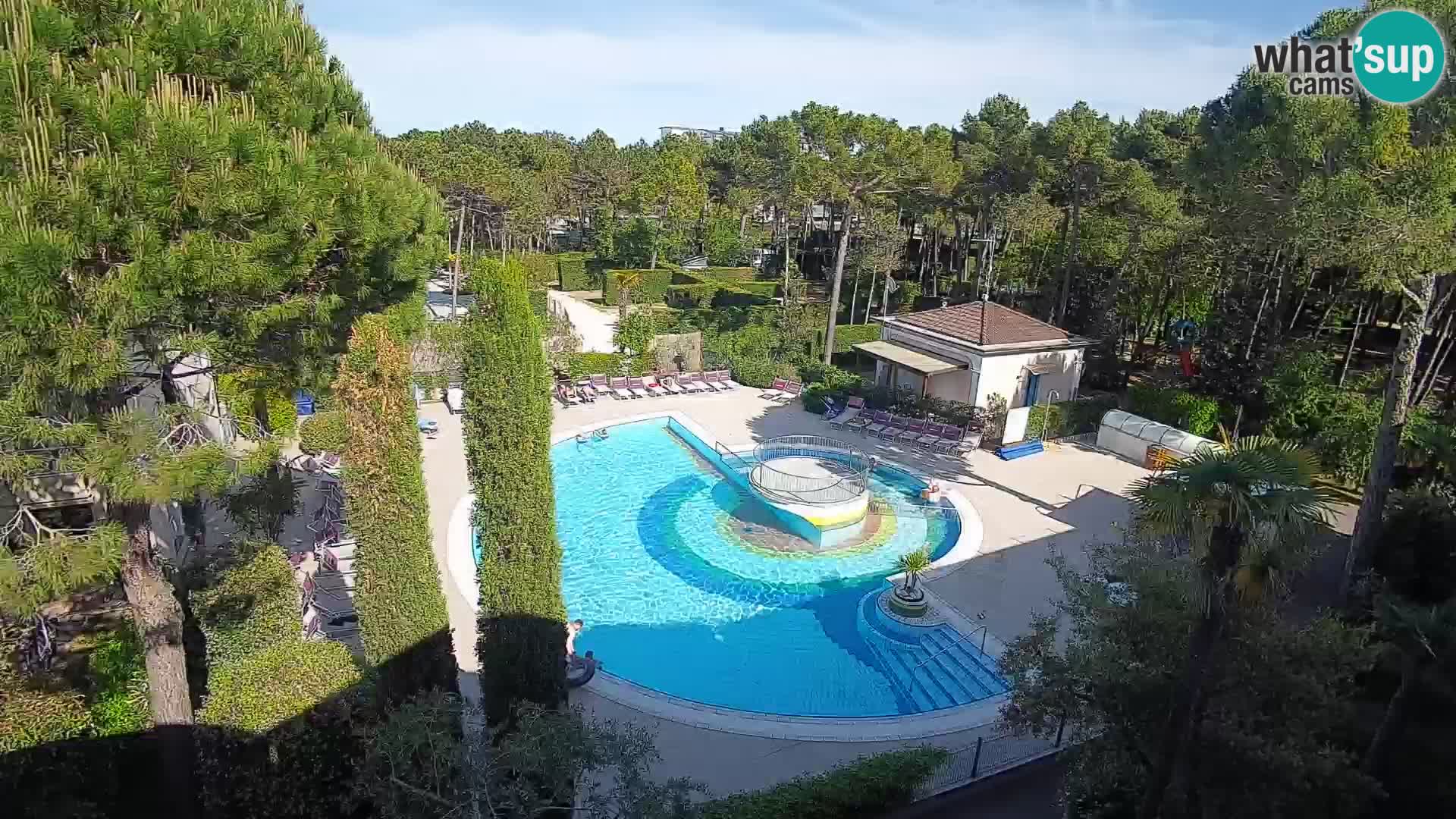 Villaggio Mare Blu Pool LIVE-Webcam Bibione Pineda – Italien