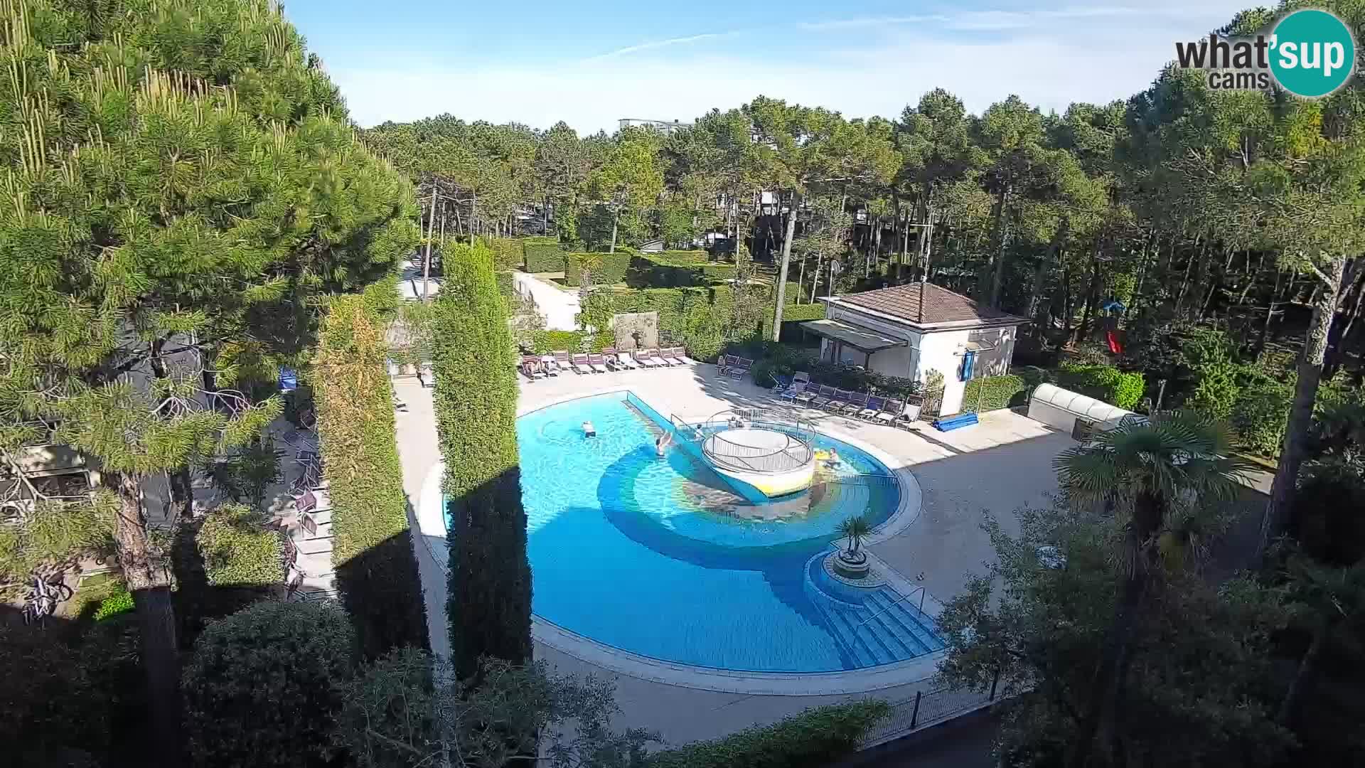 Villaggio Mare Blu pool LIVE webcam Bibione Pineda – Italy