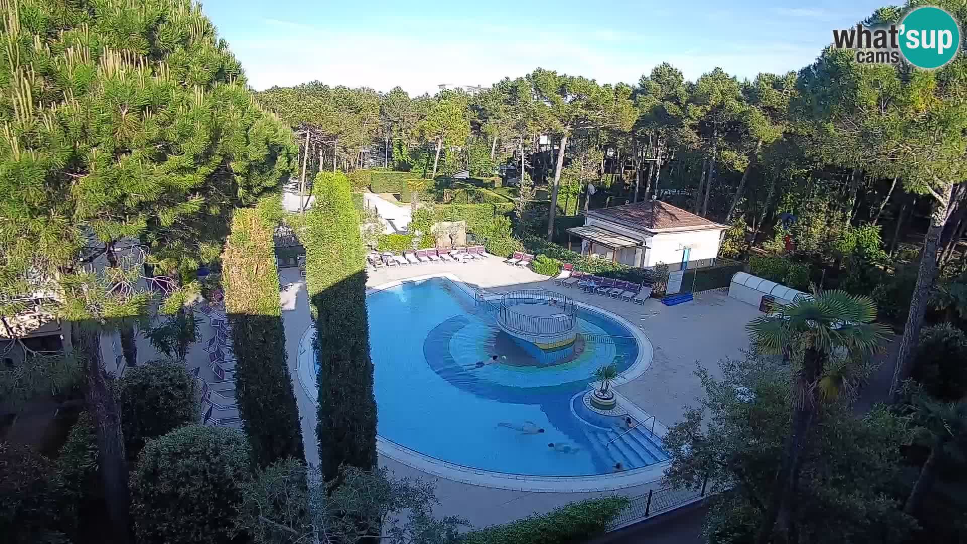 Villaggio Mare Blu pool LIVE webcam Bibione Pineda – Italy