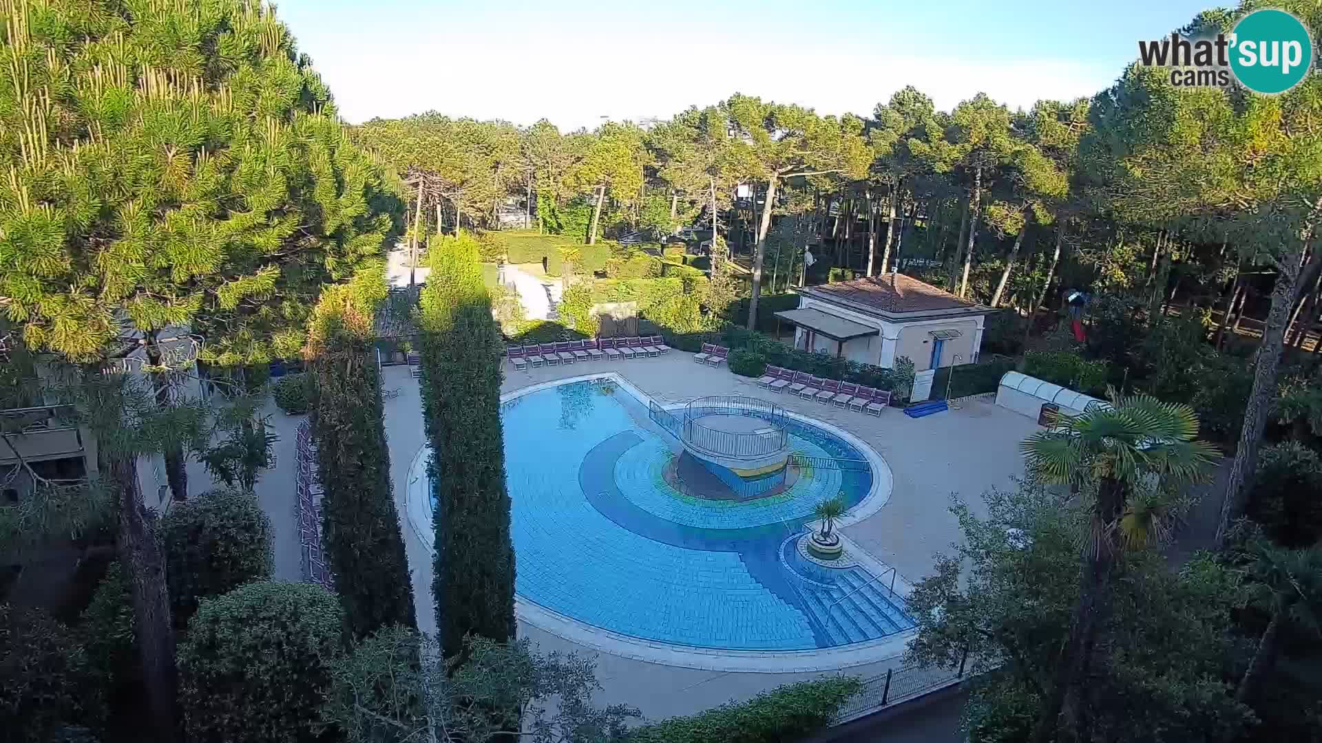 Villaggio Mare Blu pool LIVE webcam Bibione Pineda – Italy