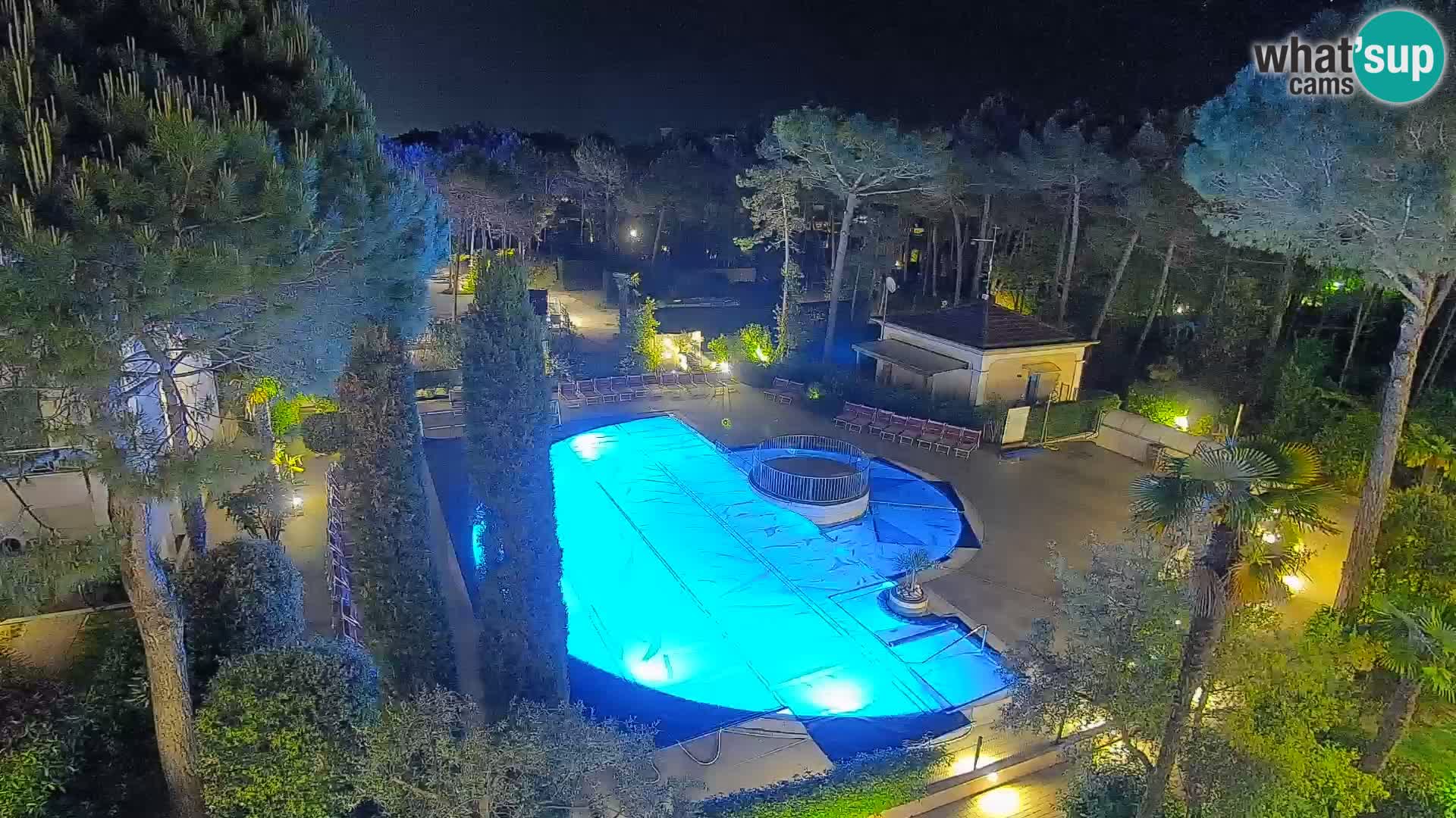 Piscina Villaggio Mare Blu webcam LIVE Bibione Pineda – Italia