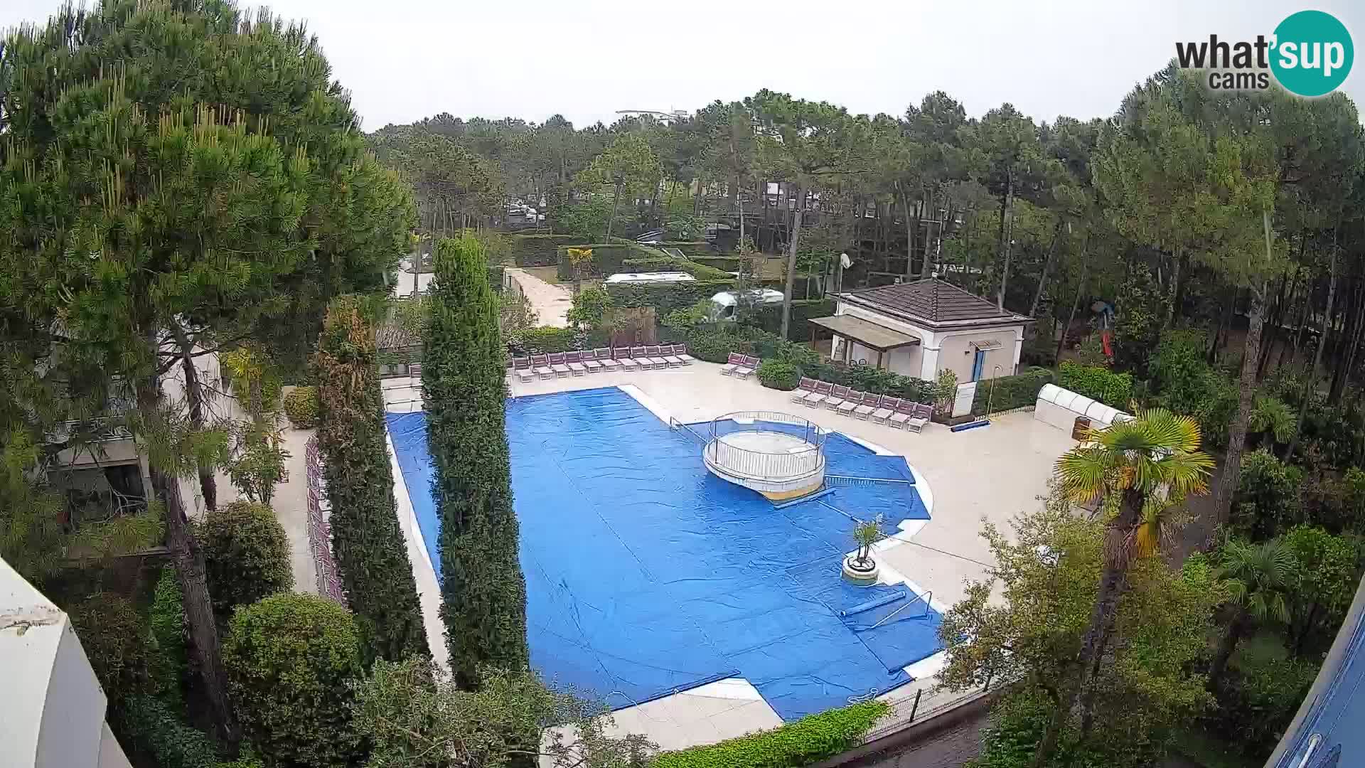 Piscina Villaggio Mare Blu webcam LIVE Bibione Pineda – Italia