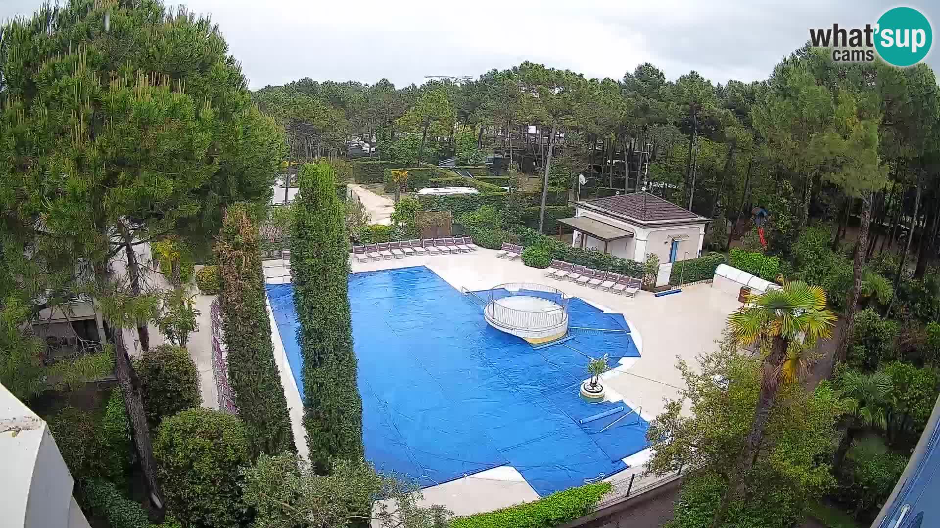 Piscina Villaggio Mare Blu webcam LIVE Bibione Pineda – Italia