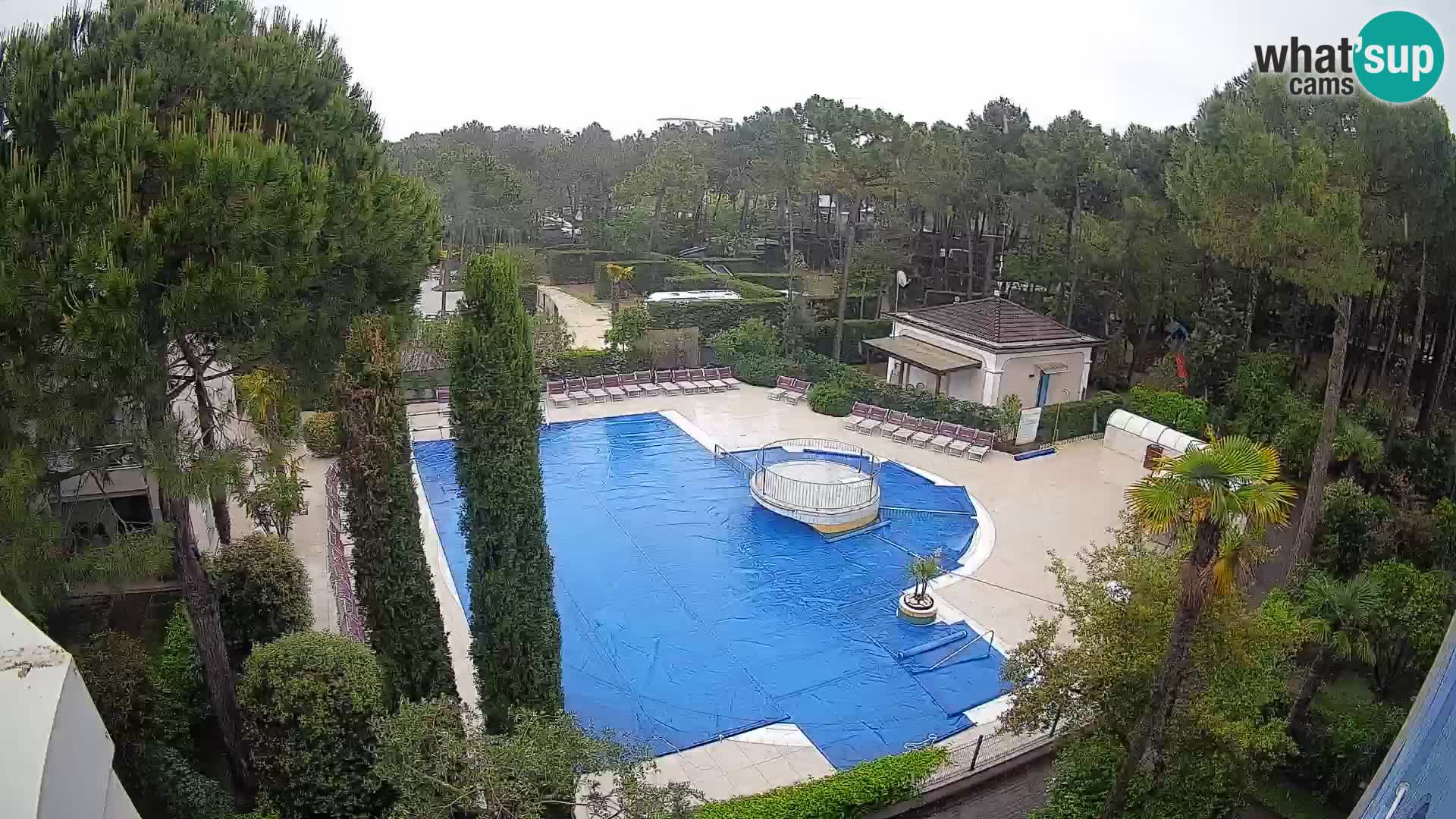 Piscina Villaggio Mare Blu webcam LIVE Bibione Pineda – Italia