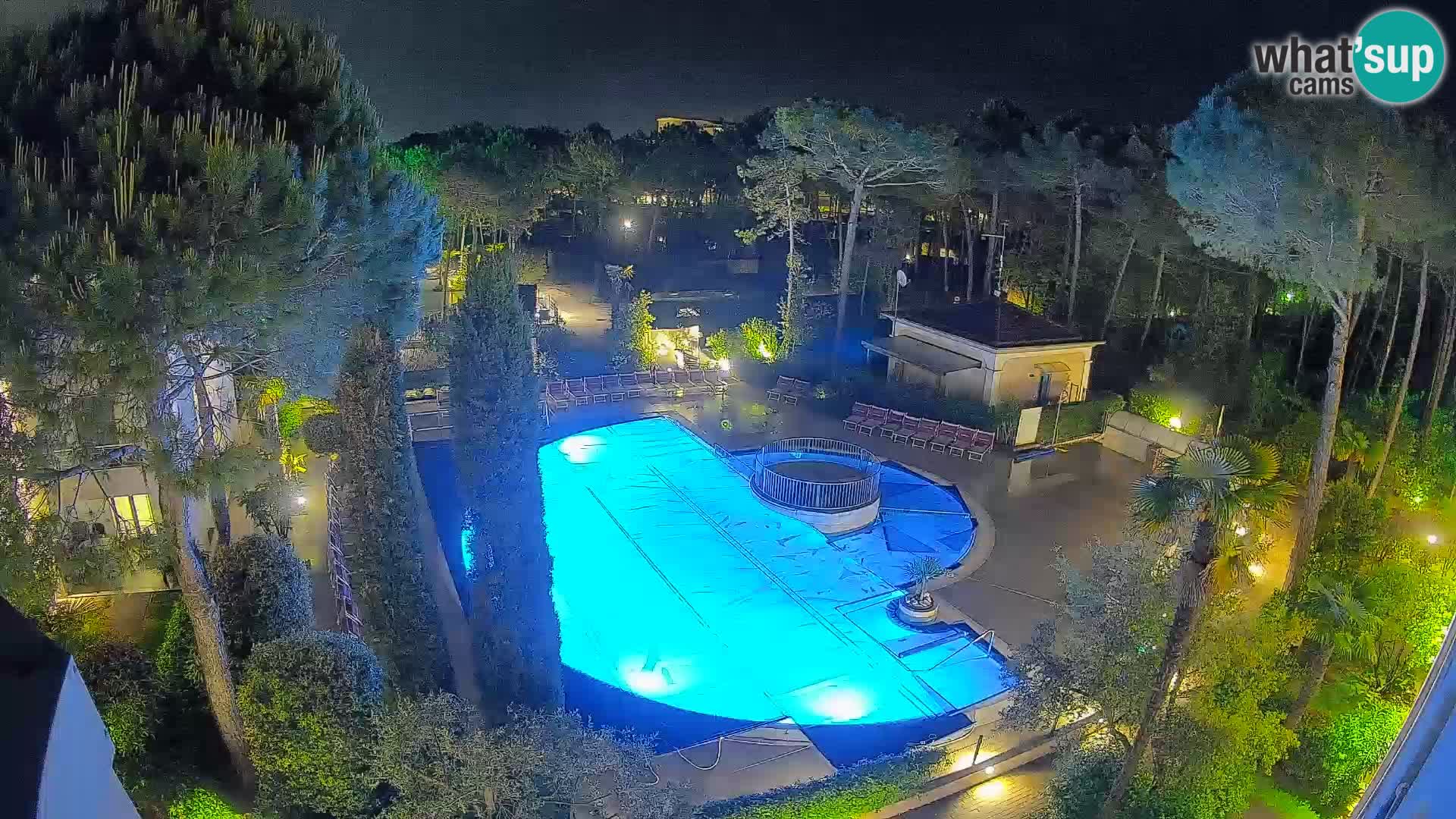 Piscina Villaggio Mare Blu EN VIVO webcam Bibione Pineda – Italia