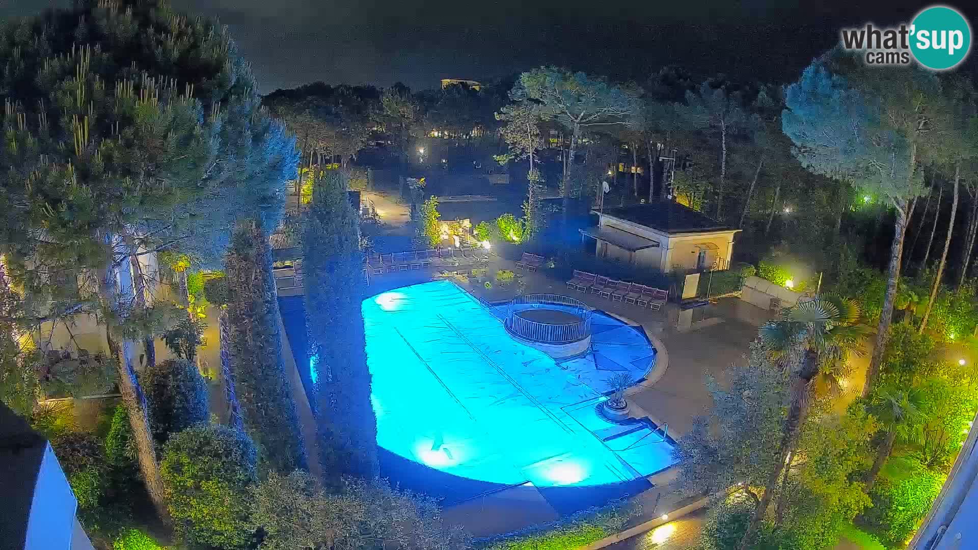 Villaggio Mare Blu pool LIVE webcam Bibione Pineda – Italy