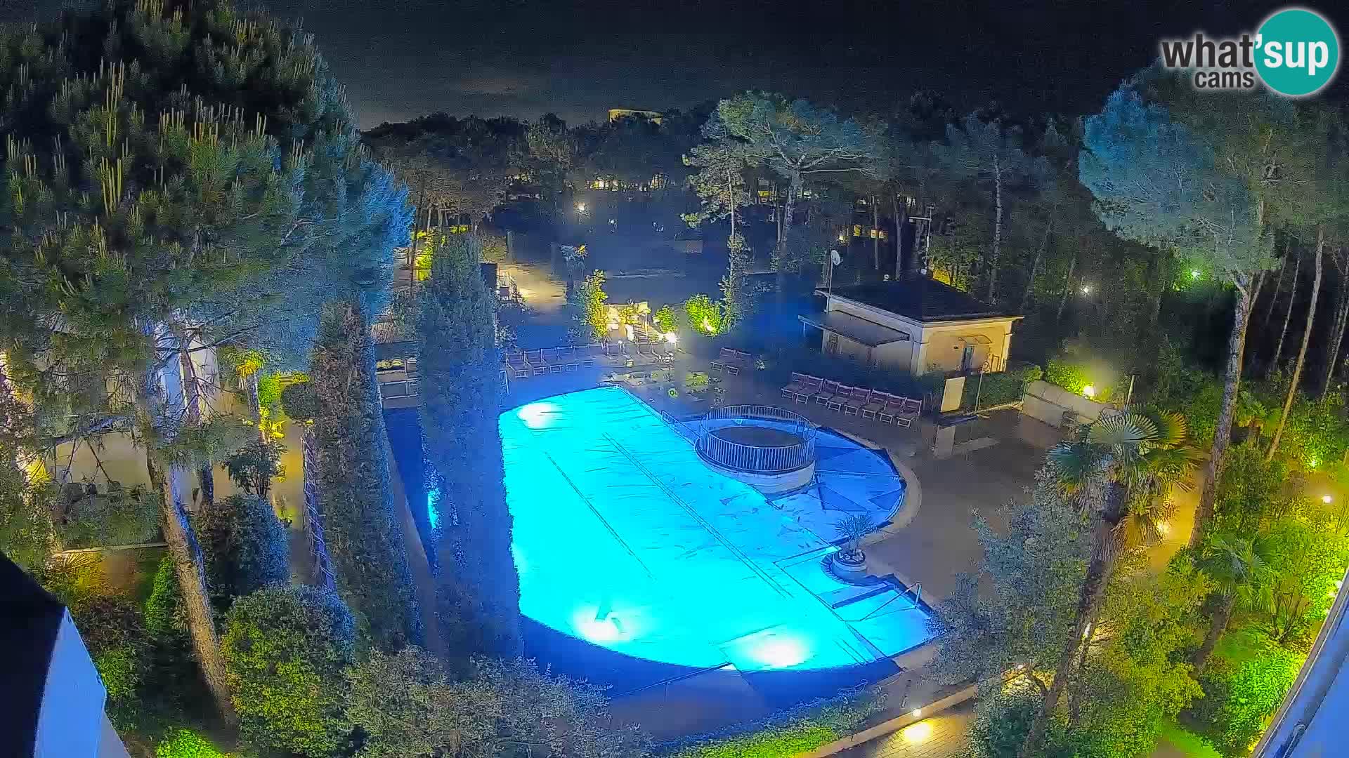 Villaggio Mare Blu pool LIVE webcam Bibione Pineda – Italy