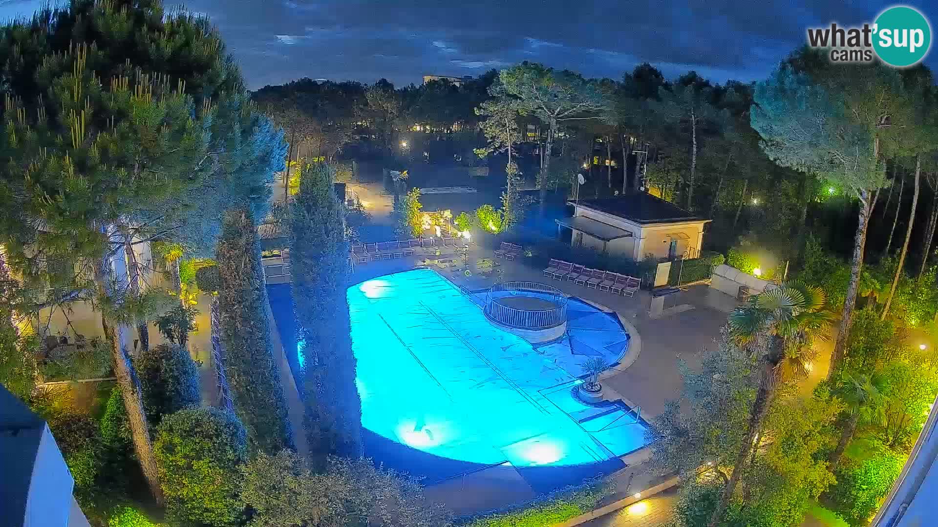 Piscina Villaggio Mare Blu EN VIVO webcam Bibione Pineda – Italia