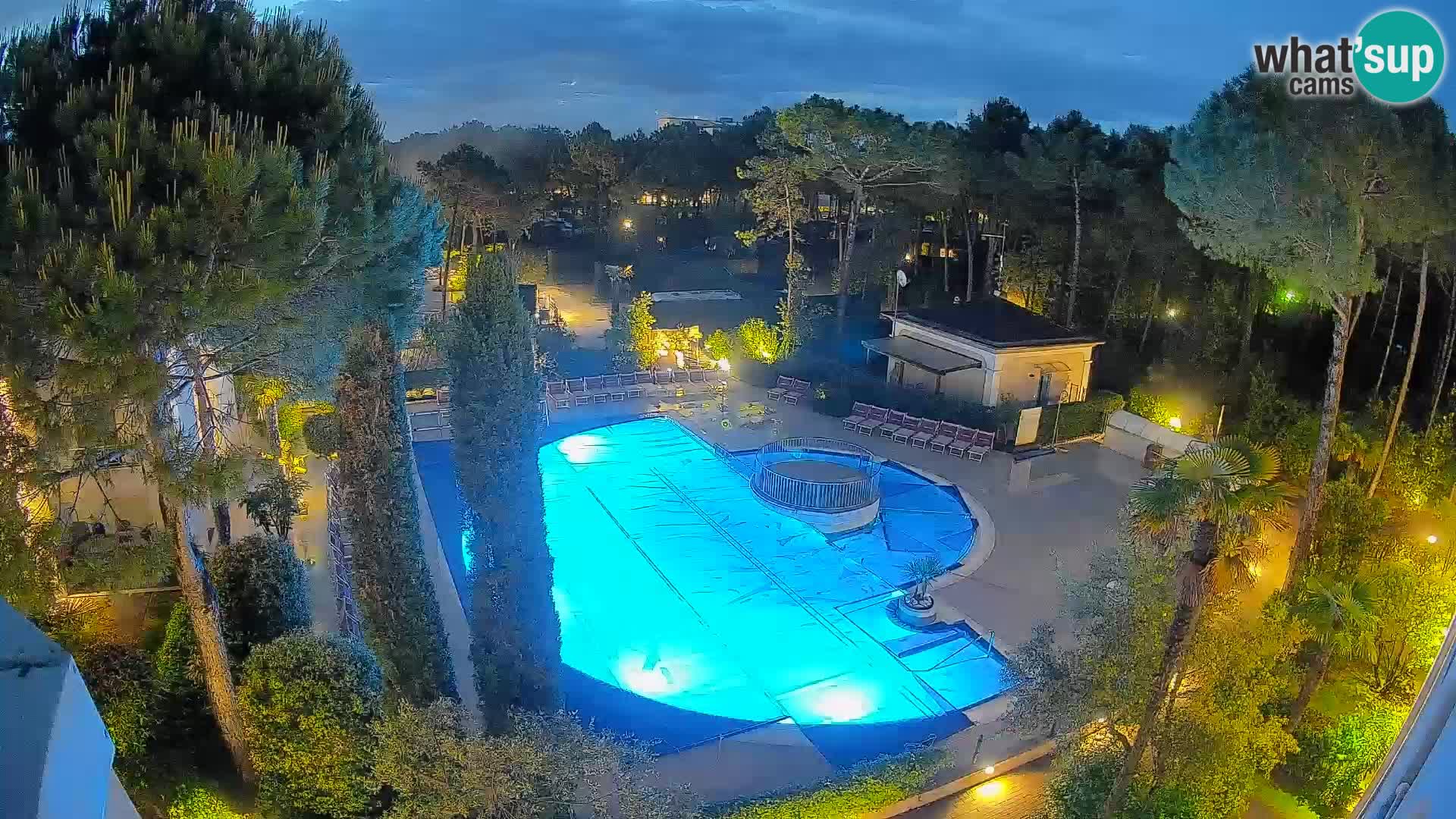 Villaggio Mare Blu pool LIVE webcam Bibione Pineda – Italy