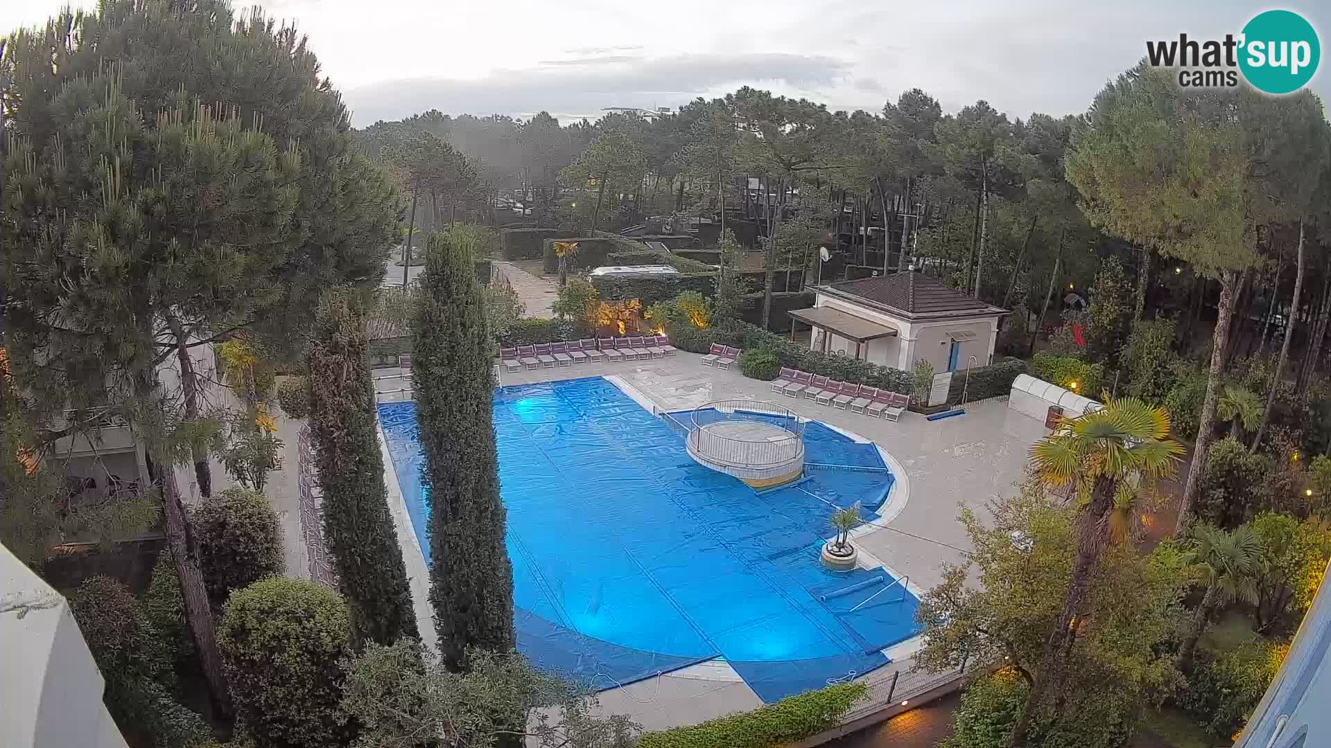 Piscina Villaggio Mare Blu EN VIVO webcam Bibione Pineda – Italia