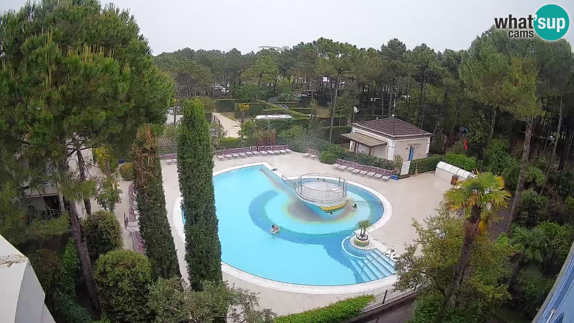 Piscina Villaggio Mare Blu webcam LIVE Bibione Pineda – Italia