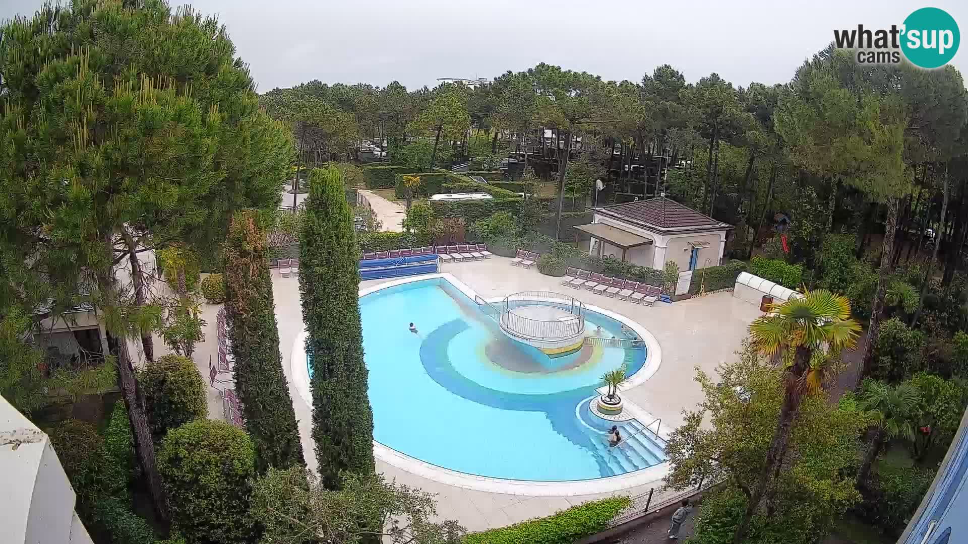 Villaggio Mare Blu piscine LIVE webcam Bibione Pineda – Italie