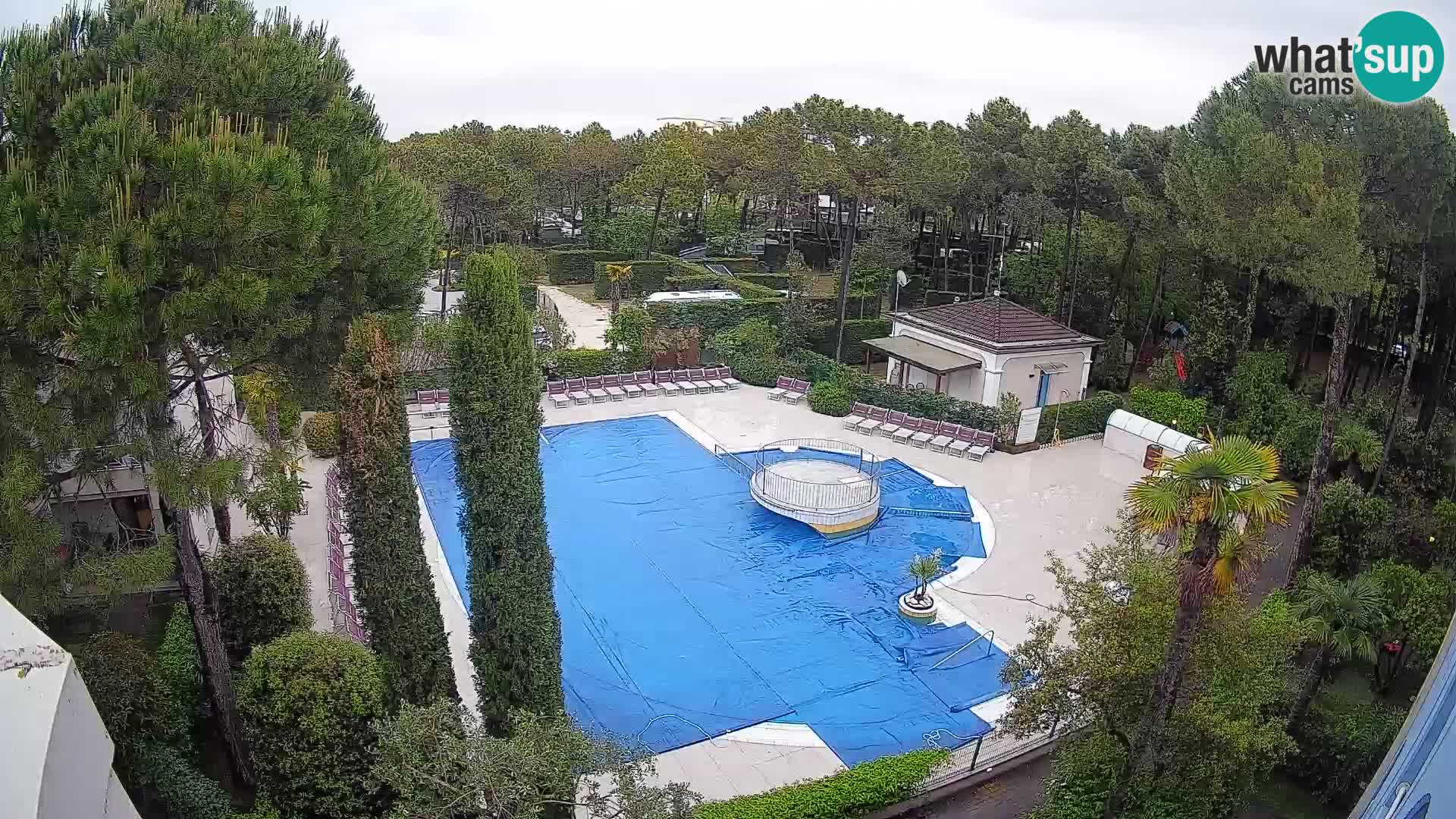Piscina Villaggio Mare Blu webcam LIVE Bibione Pineda – Italia