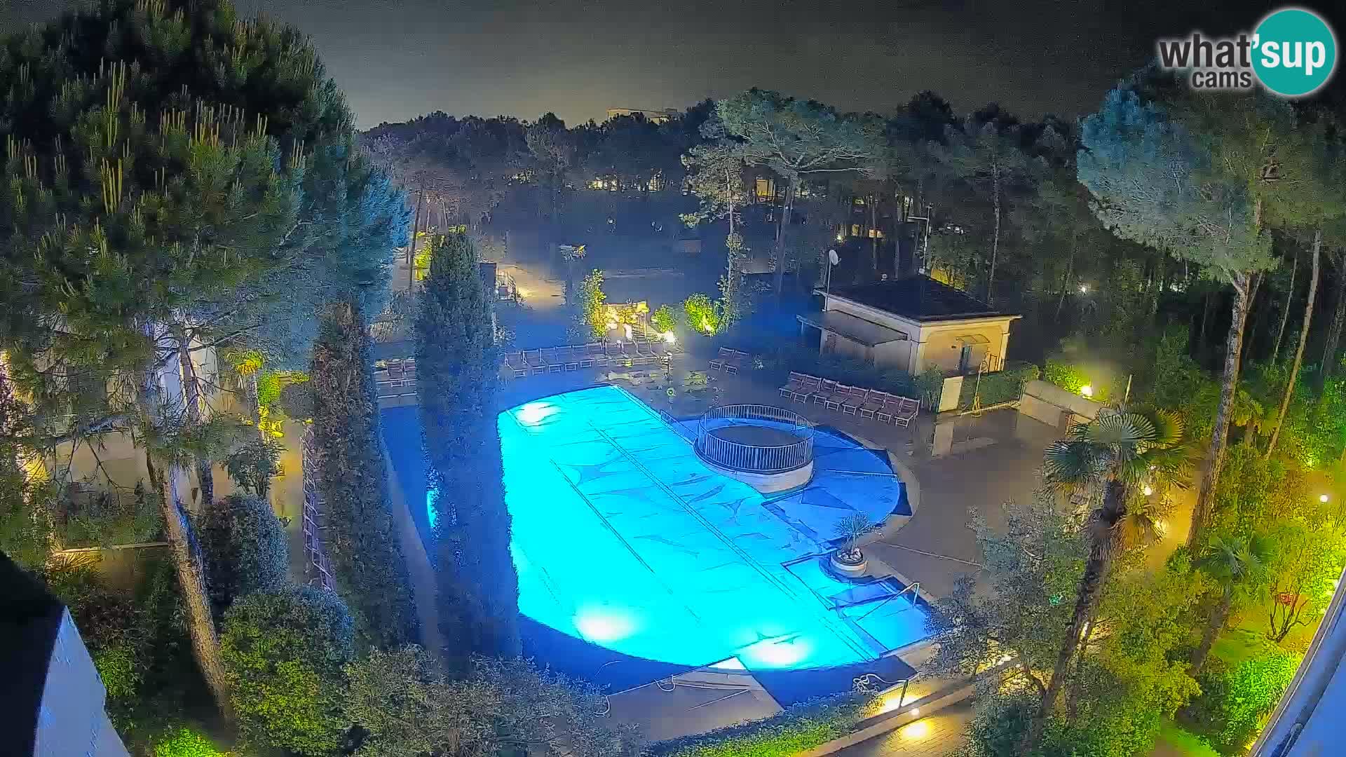 Villaggio Mare Blu pool LIVE webcam Bibione Pineda – Italy
