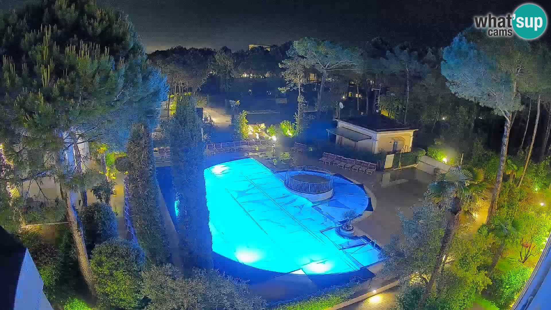 Villaggio Mare Blu pool LIVE webcam Bibione Pineda – Italy