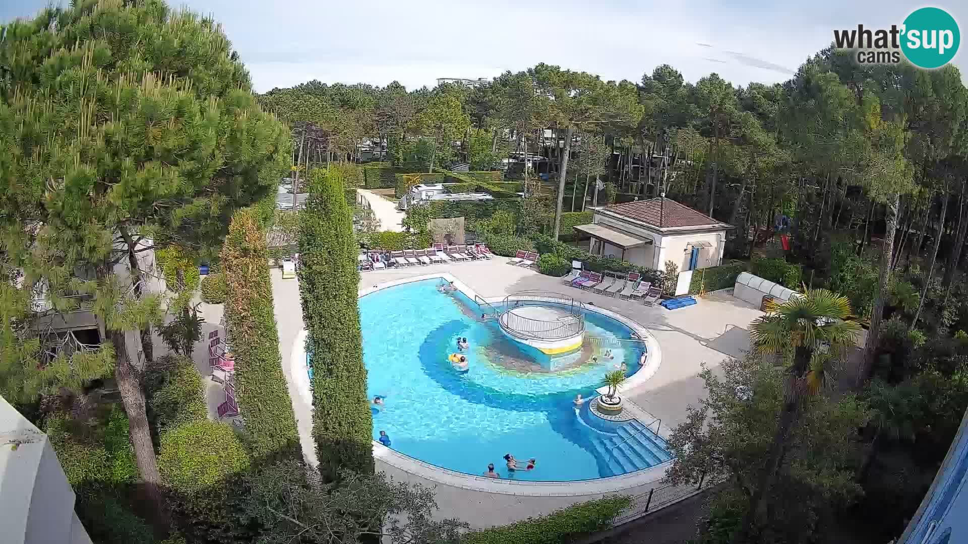Villaggio Mare Blu piscine LIVE webcam Bibione Pineda – Italie