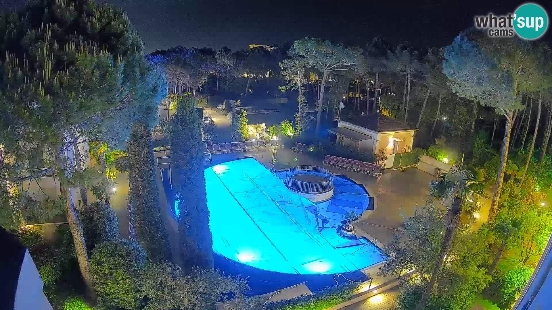 Piscina Villaggio Mare Blu webcam LIVE Bibione Pineda – Italia