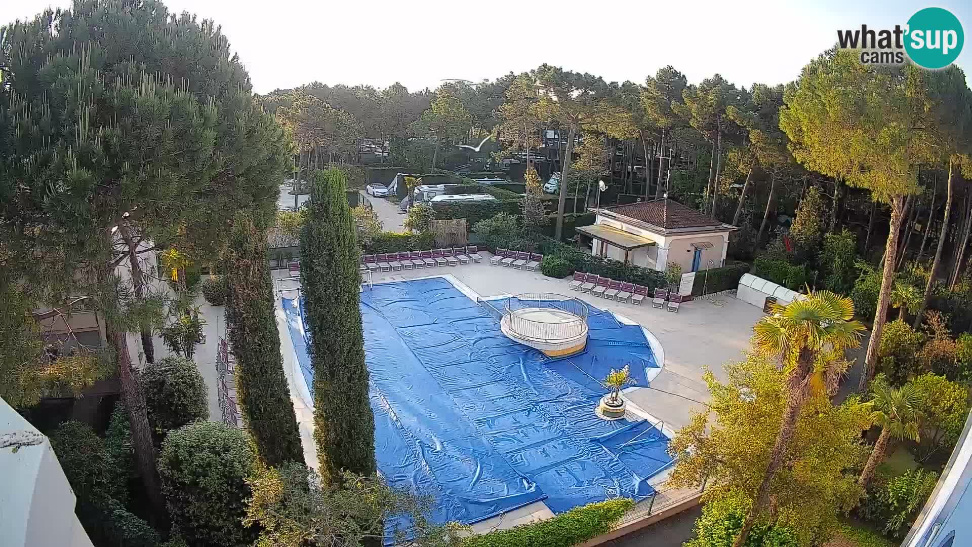 Villaggio Mare Blu Pool LIVE-Webcam Bibione Pineda – Italien
