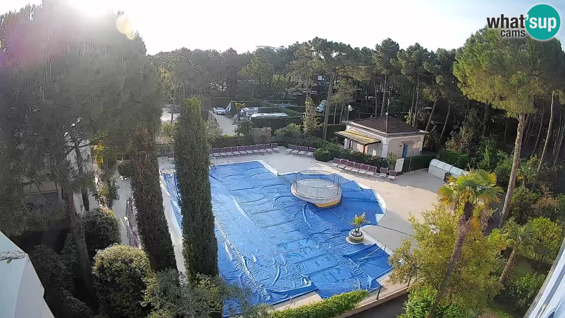 Villaggio Mare Blu pool LIVE webcam Bibione Pineda – Italy