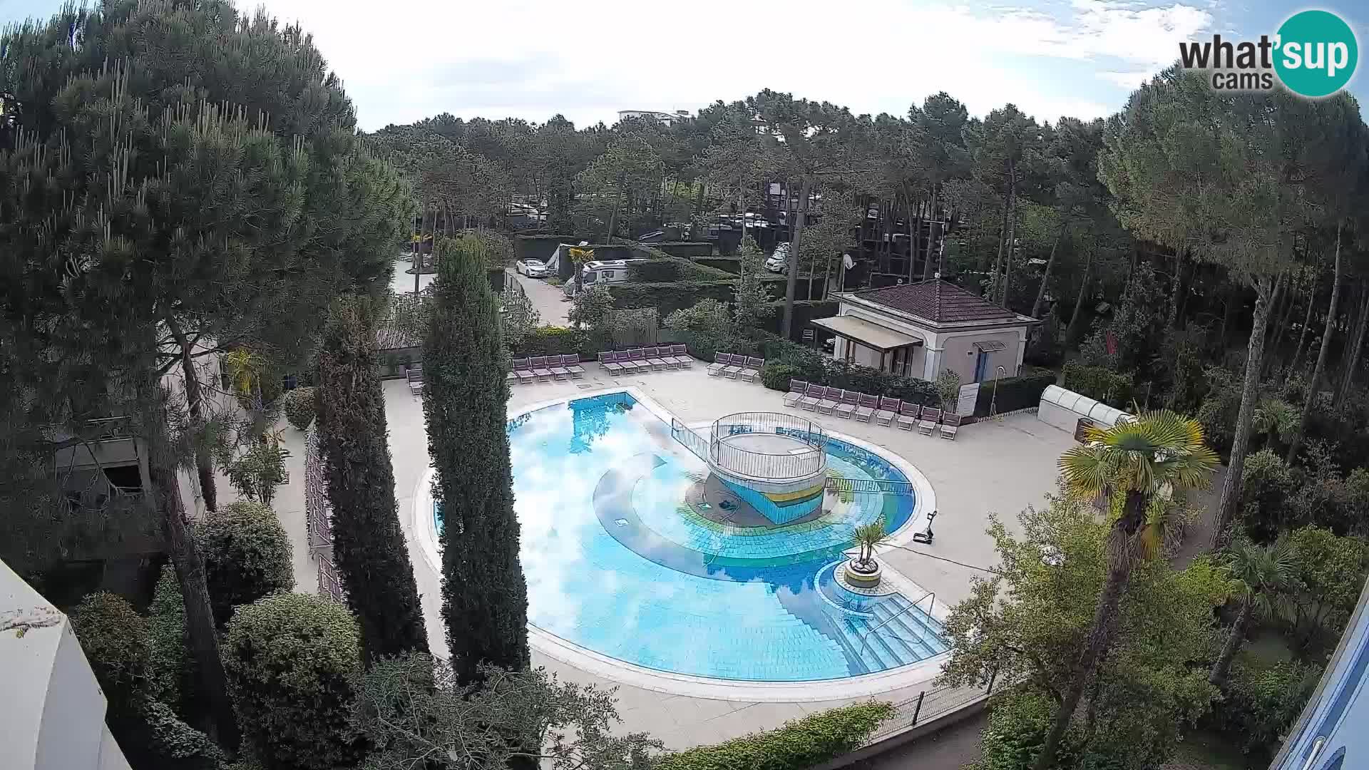 Piscina Villaggio Mare Blu EN VIVO webcam Bibione Pineda – Italia
