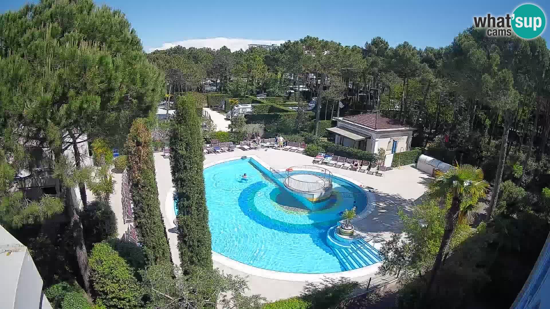 Piscina Villaggio Mare Blu EN VIVO webcam Bibione Pineda – Italia