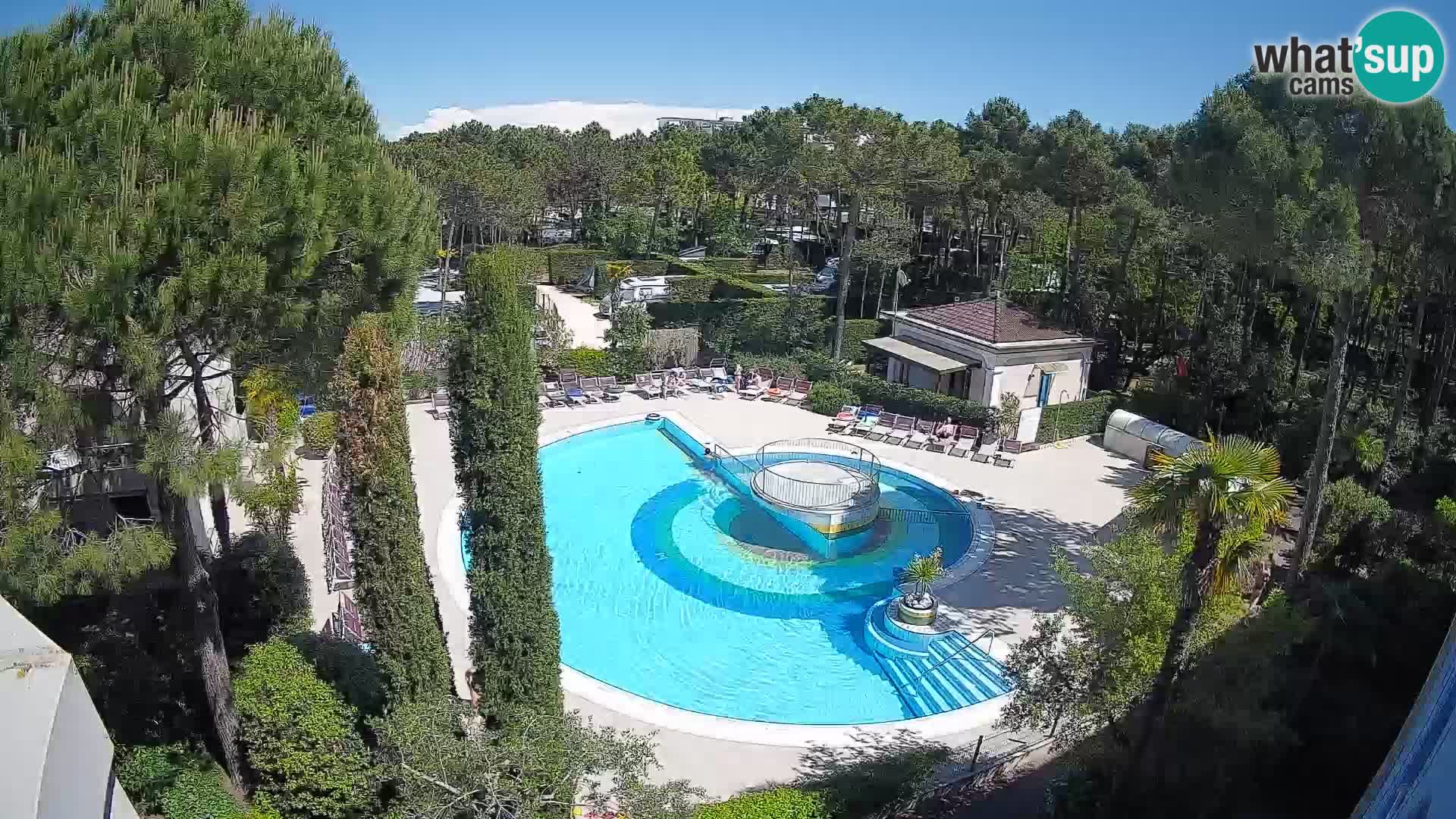 Villaggio Mare Blu pool LIVE webcam Bibione Pineda – Italy