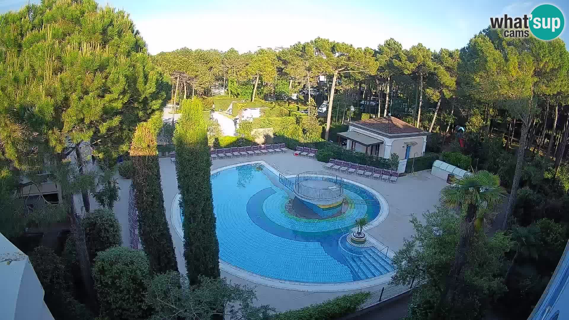 Piscina Villaggio Mare Blu webcam LIVE Bibione Pineda – Italia