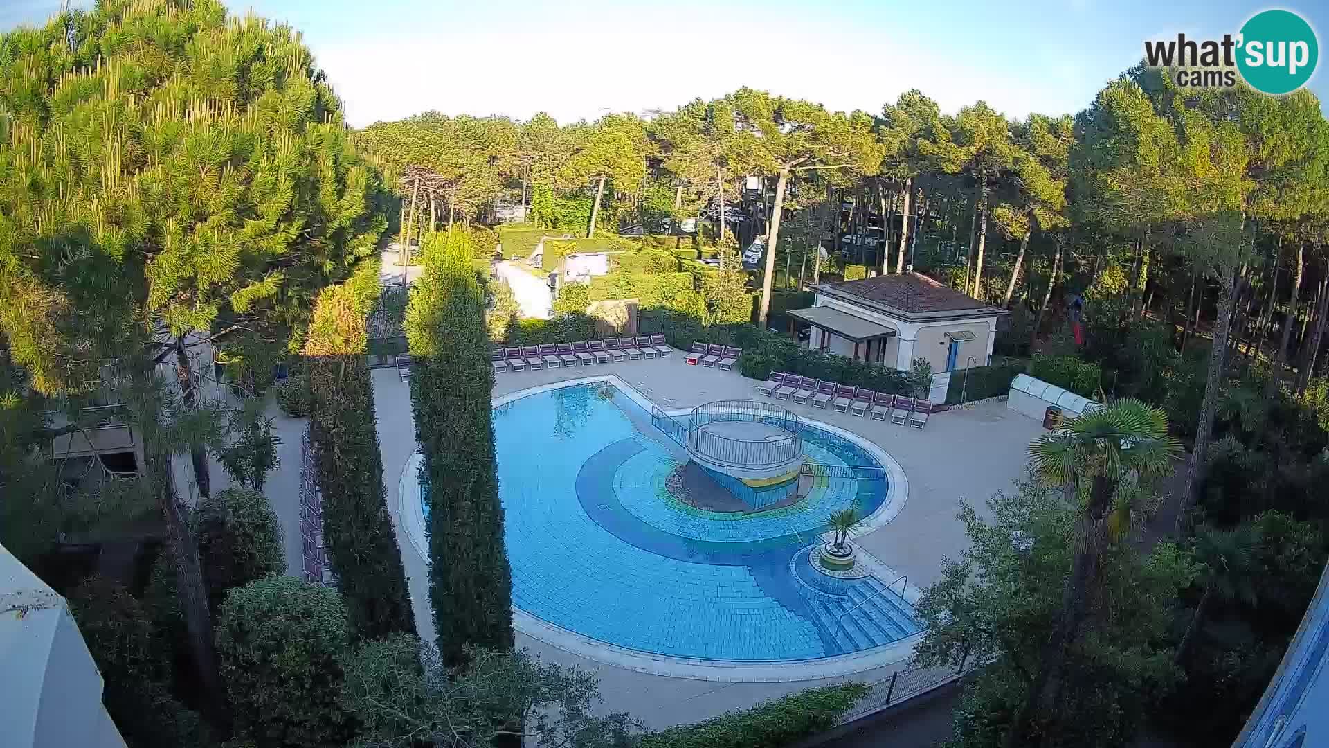 Villaggio Mare Blu piscine LIVE webcam Bibione Pineda – Italie