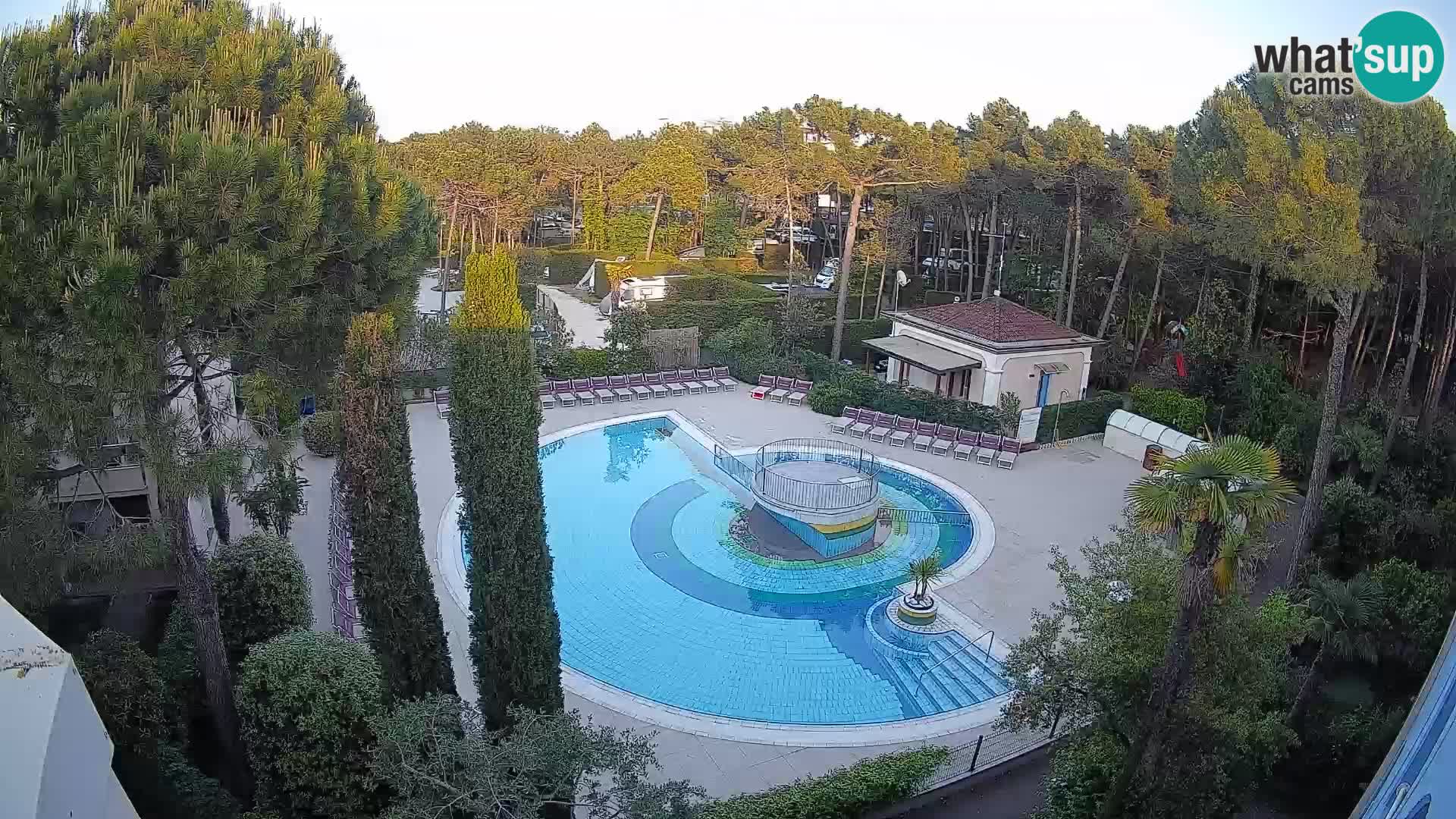 Piscina Villaggio Mare Blu webcam LIVE Bibione Pineda – Italia