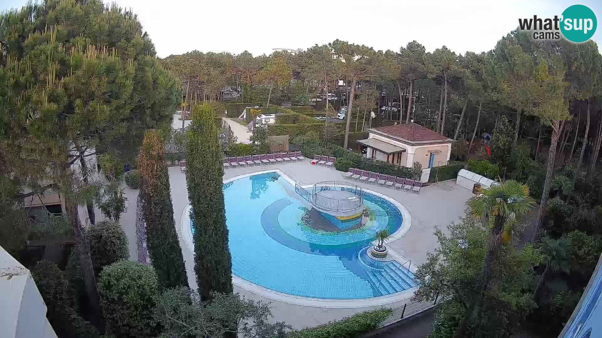 Piscina Villaggio Mare Blu webcam LIVE Bibione Pineda – Italia