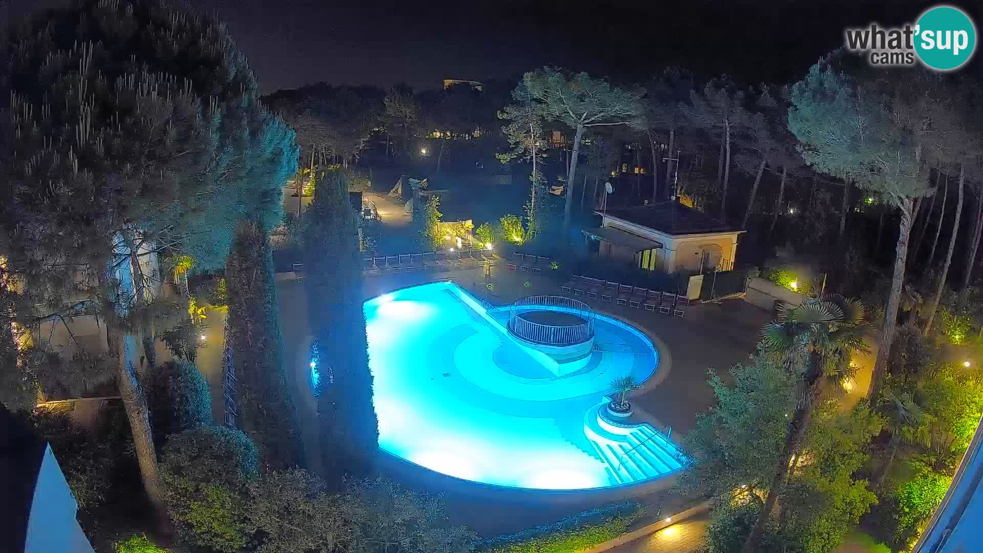 Piscina Villaggio Mare Blu webcam LIVE Bibione Pineda – Italia