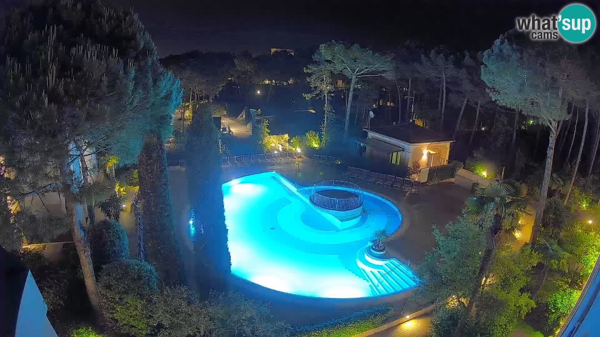 Piscina Villaggio Mare Blu EN VIVO webcam Bibione Pineda – Italia