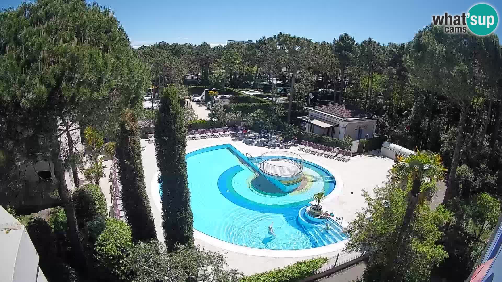 Piscina Villaggio Mare Blu webcam LIVE Bibione Pineda – Italia