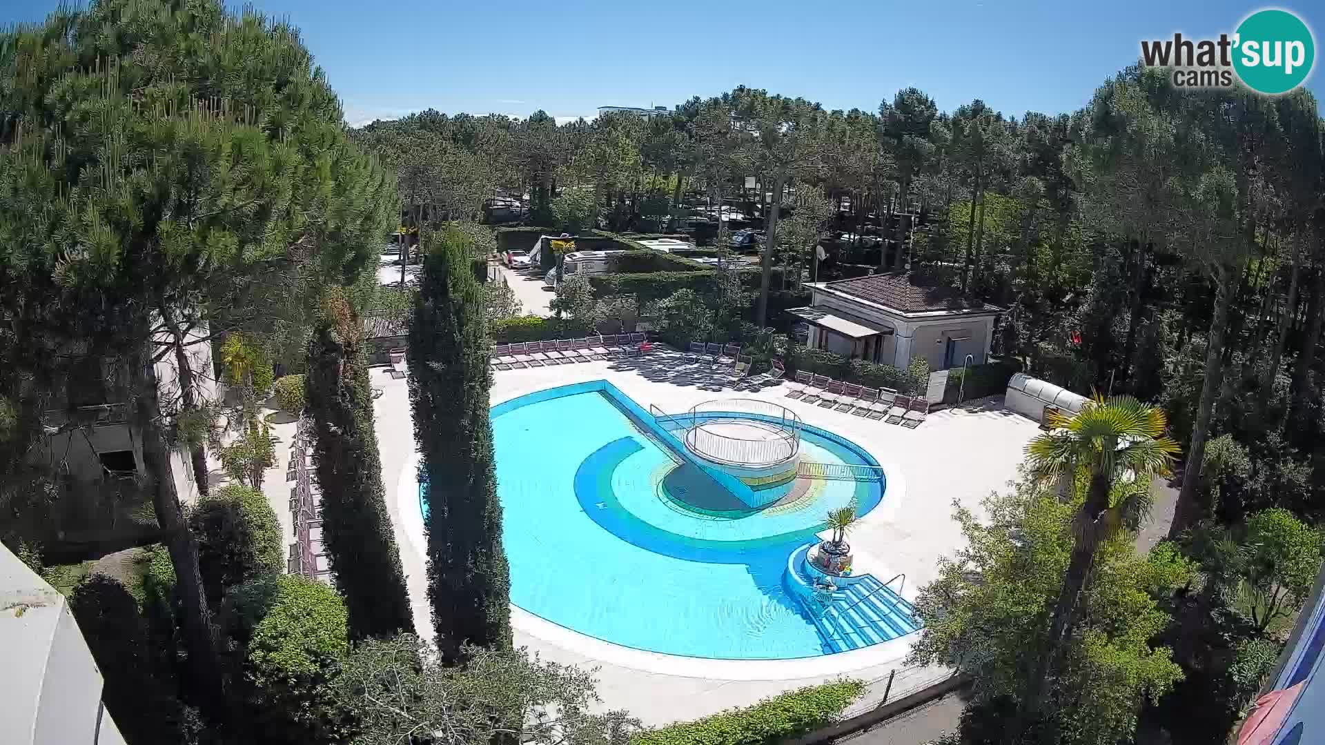 Villaggio Mare Blu pool LIVE webcam Bibione Pineda – Italy
