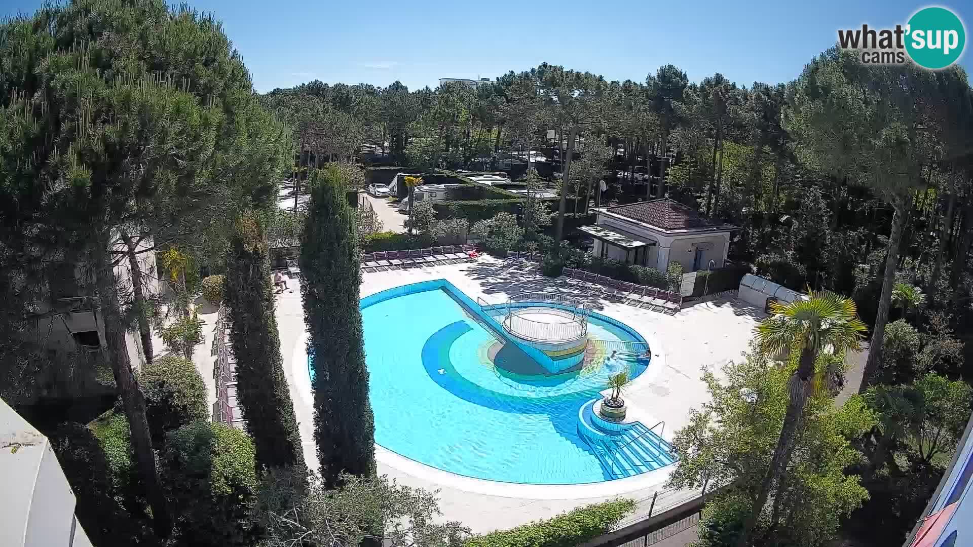 Piscina Villaggio Mare Blu webcam LIVE Bibione Pineda – Italia